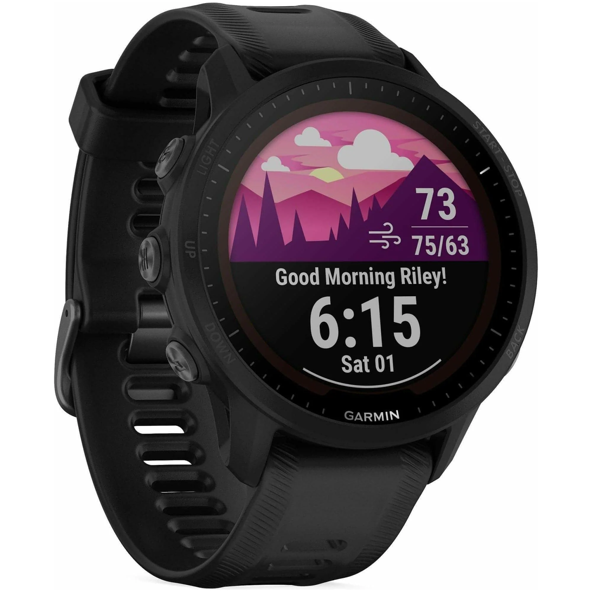 Garmin Forerunner 955 Solar HRM With GPS Watch - Black - Image 7