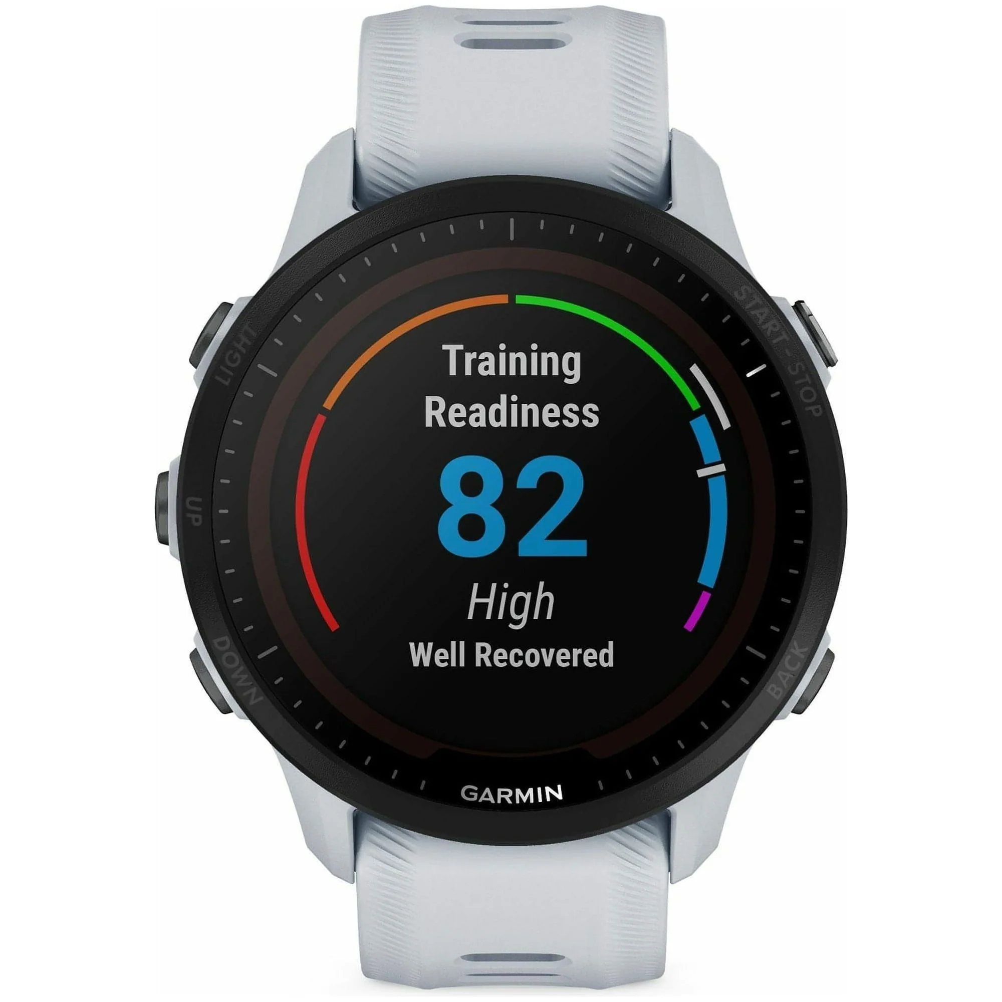 Garmin Forerunner 955 Solar HRM With GPS Watch - White - Image 2