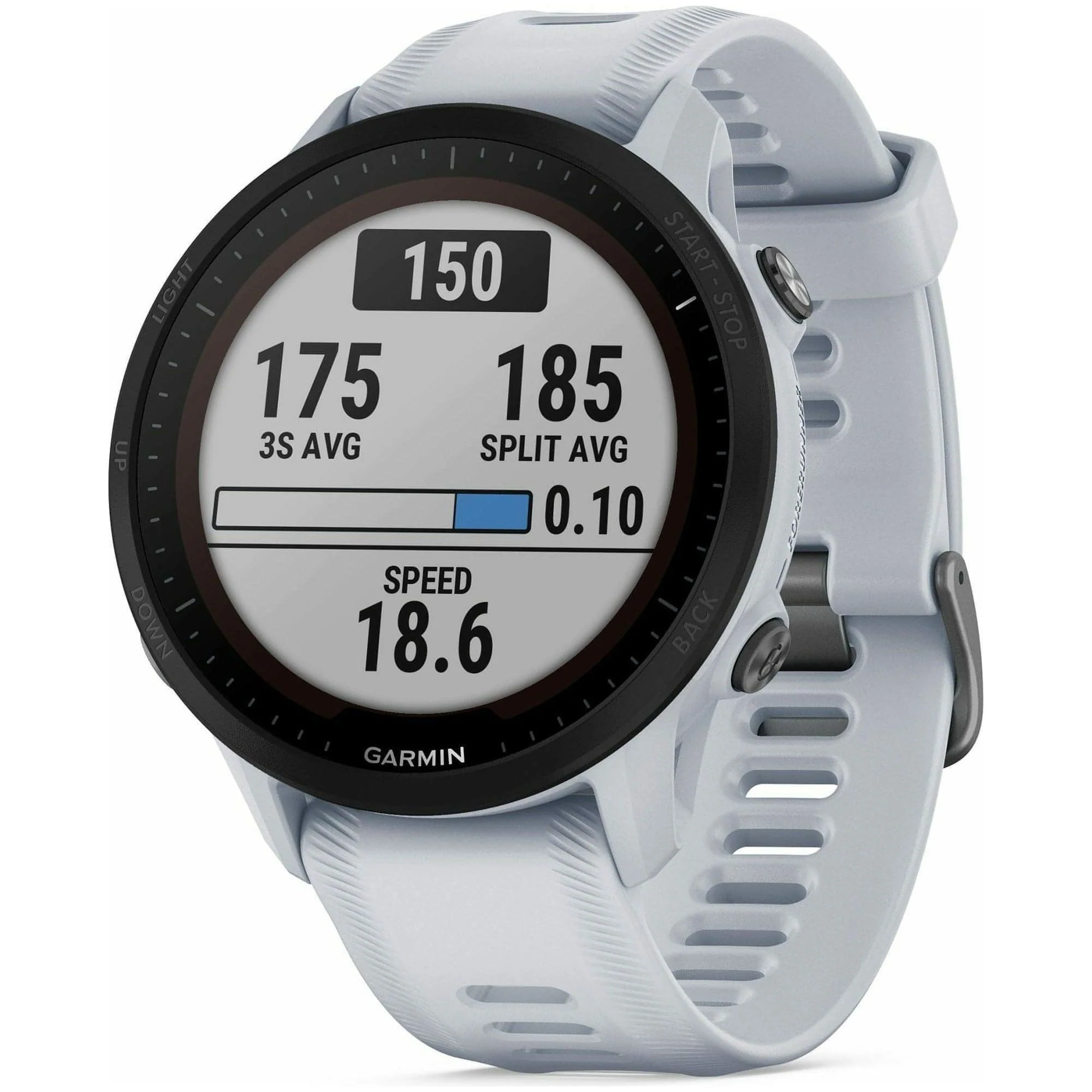 Garmin Forerunner 955 Solar HRM With GPS Watch - White - Image 9