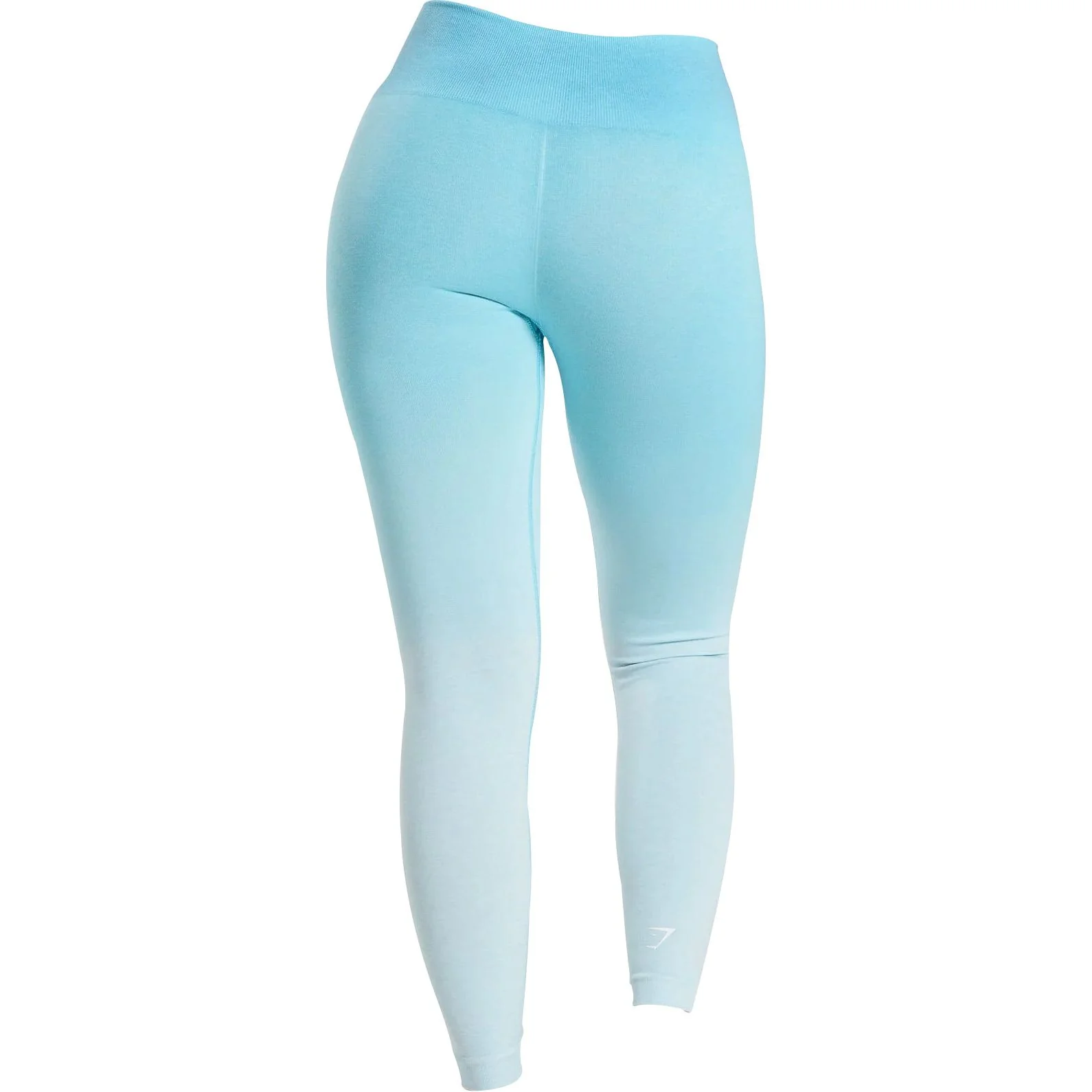 Gymshark Adapt Ombre Seamless Womens Long Training Tights - Blue - Image 2