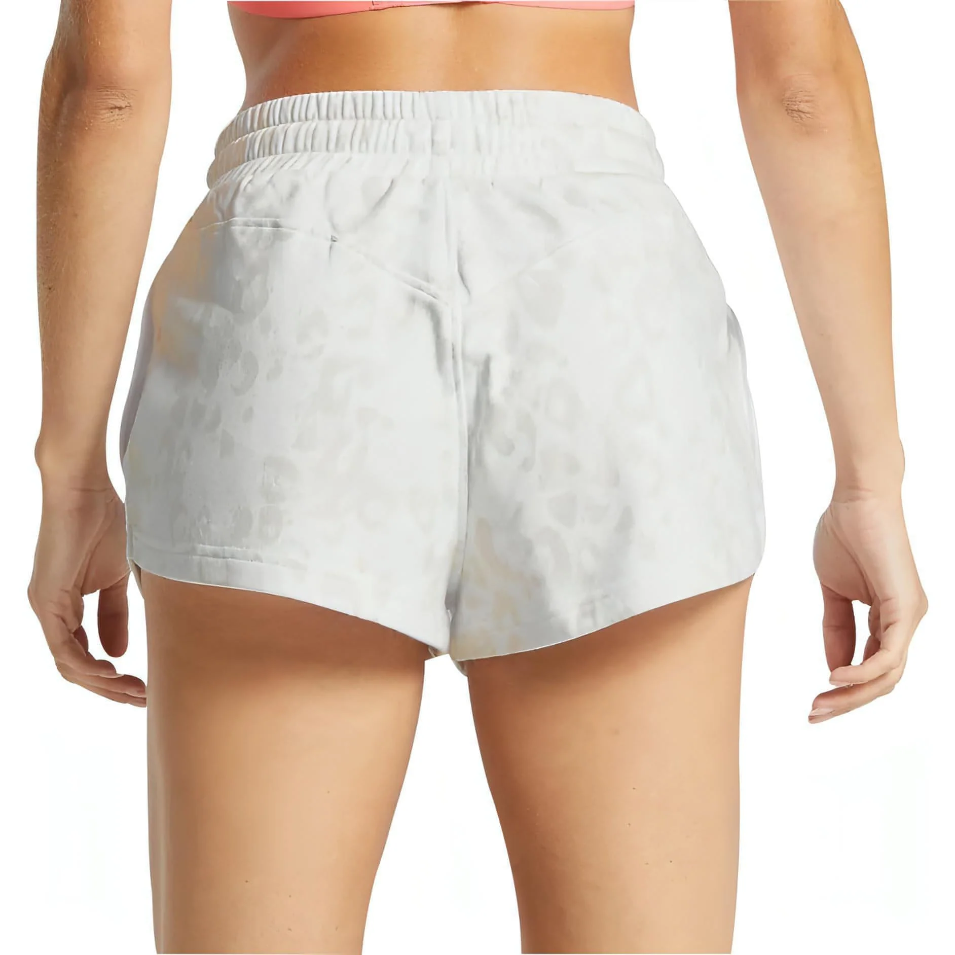 Gymshark Animal Graphic Womens Training Shorts - White - Image 2