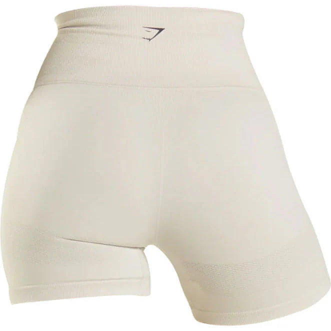Gymshark Energy Seamless Womens Short Training Tights - Beige - Image 2