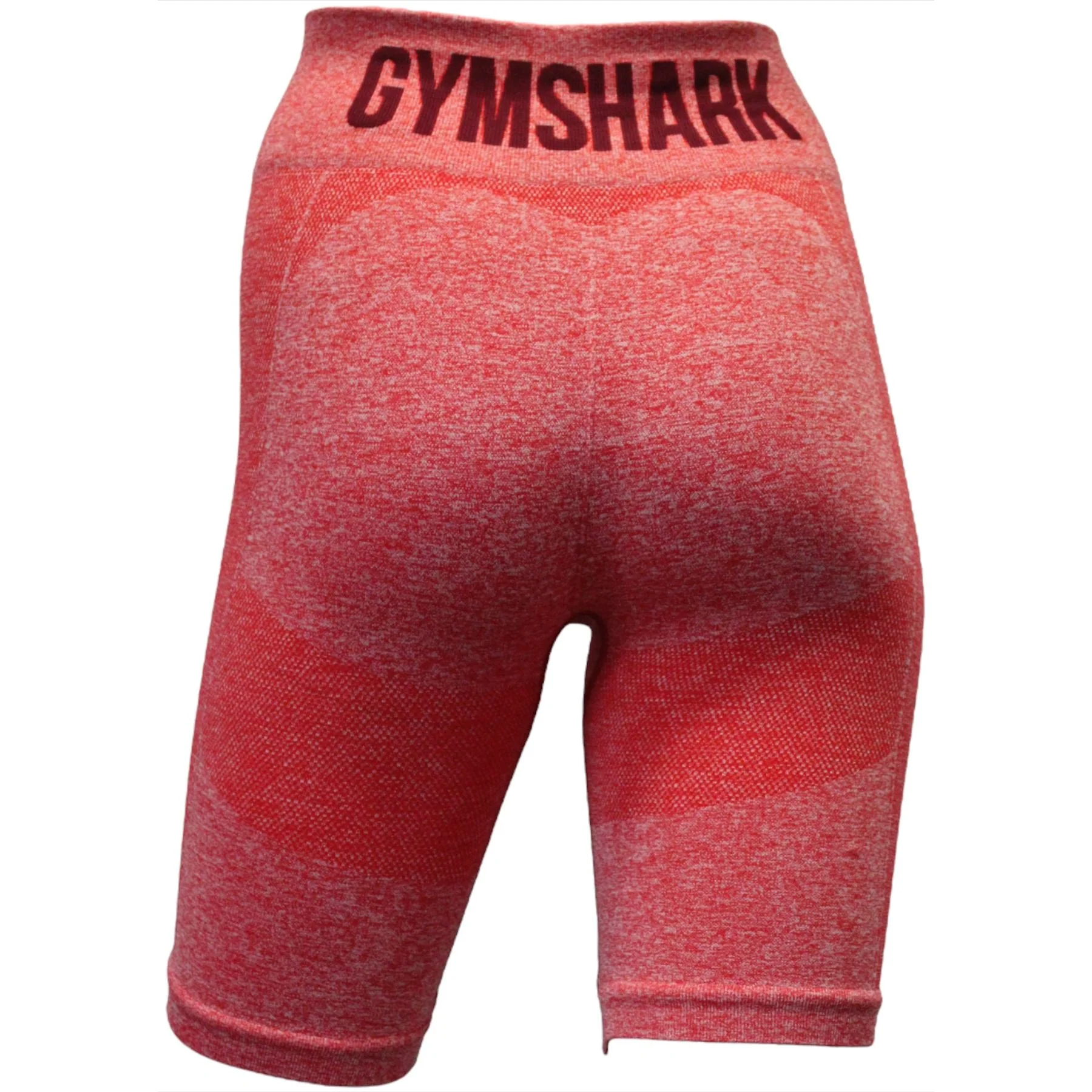 Gymshark Flex Womens Short Training Tights - Red - Image 2