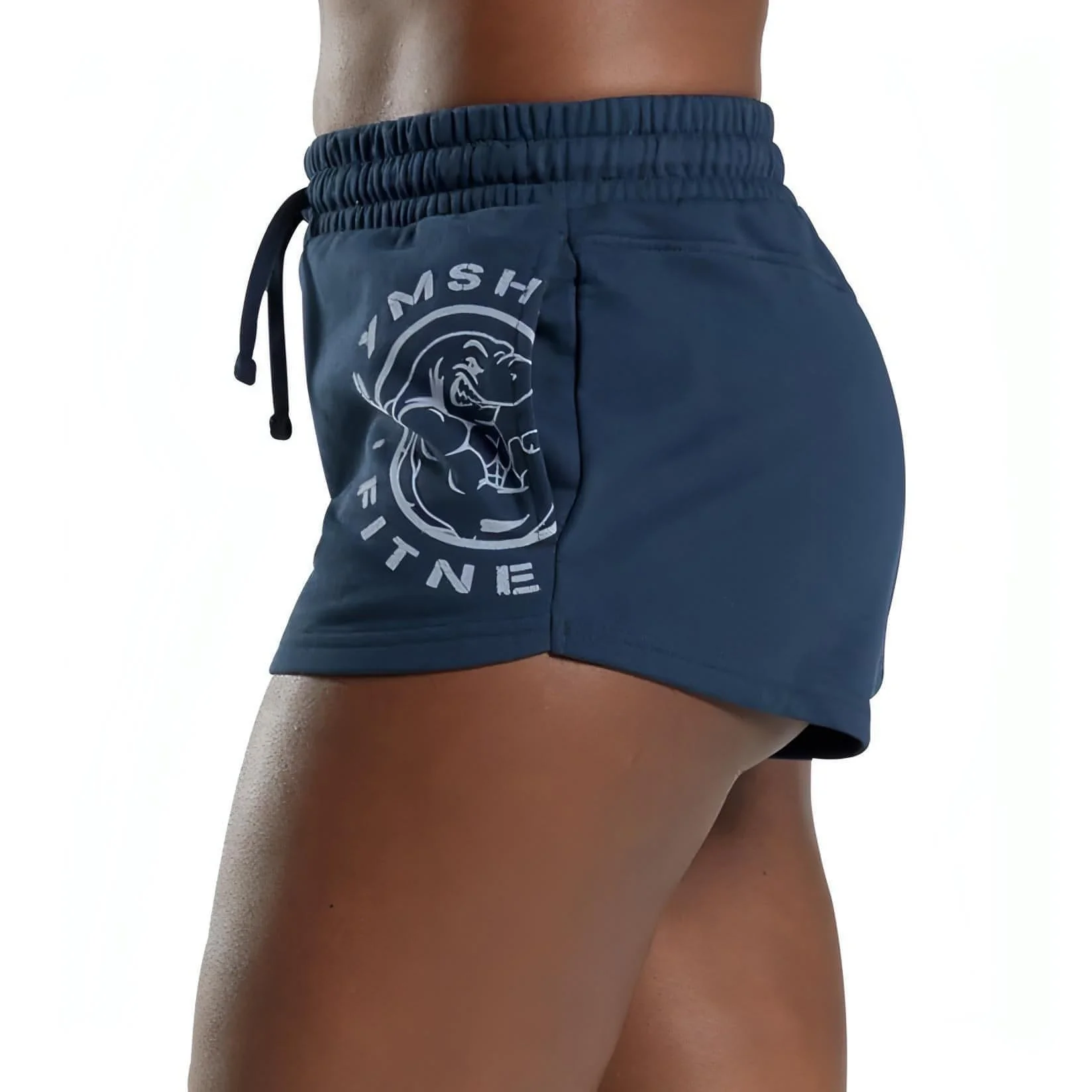 Gymshark GFX Legacy Womens Training Shorts - Navy - Image 3