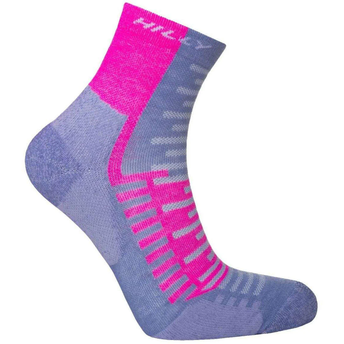 Hilly Active Anklet Running Socks - Purple - Image 3