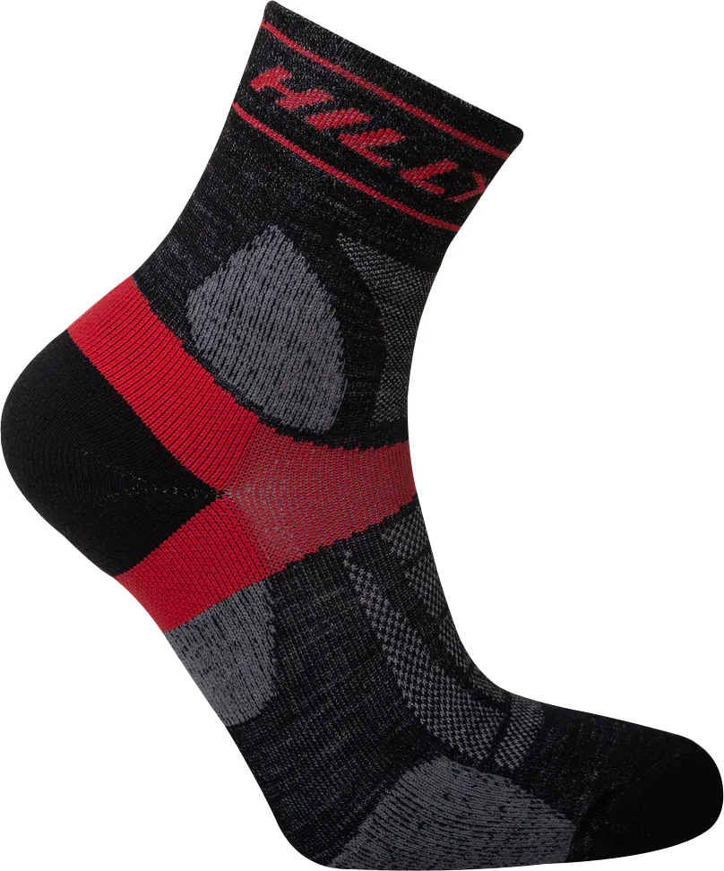 Hilly Trail Anklet Running Socks - - Black - Image 2