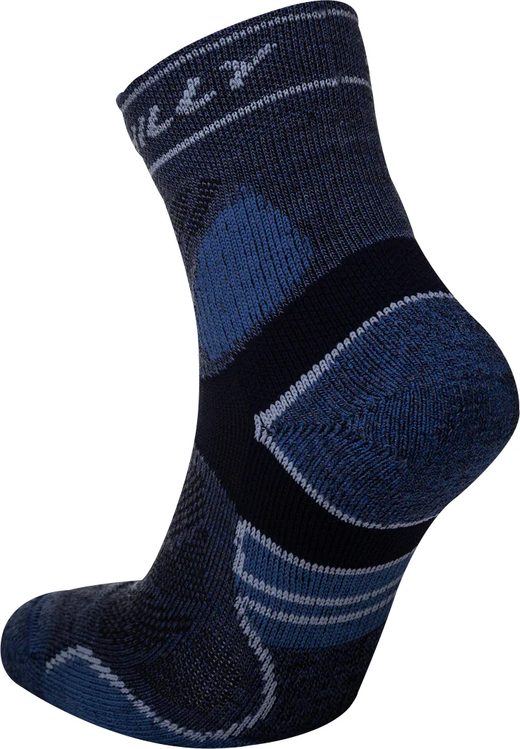Hilly Trail Max Anklet Running Socks - Blue - Image 2