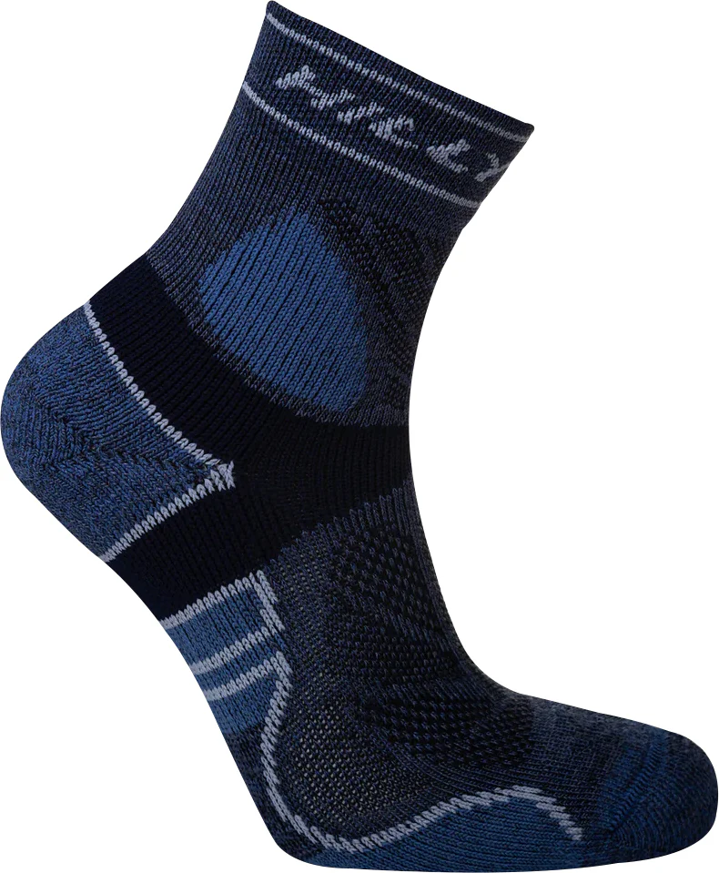 Hilly Trail Max Anklet Running Socks - Blue - Image 3