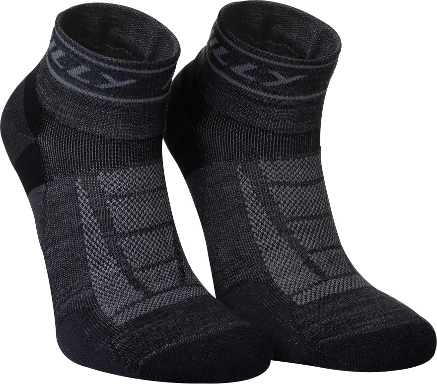 Hilly Trail Quarter Running Socks - Black - Image 4