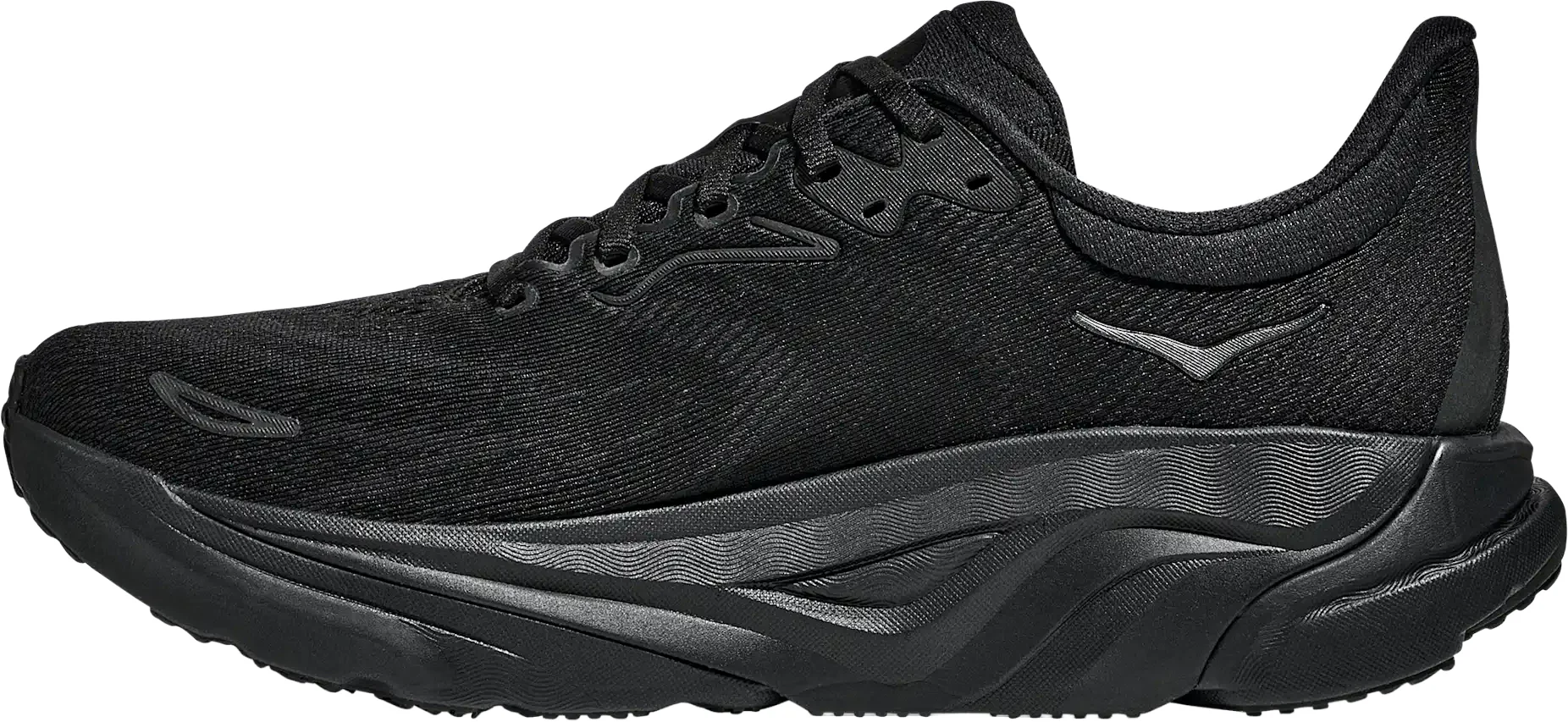 Hoka Arahi 8 WIDE FIT Mens Running Shoes - Black - Image 3