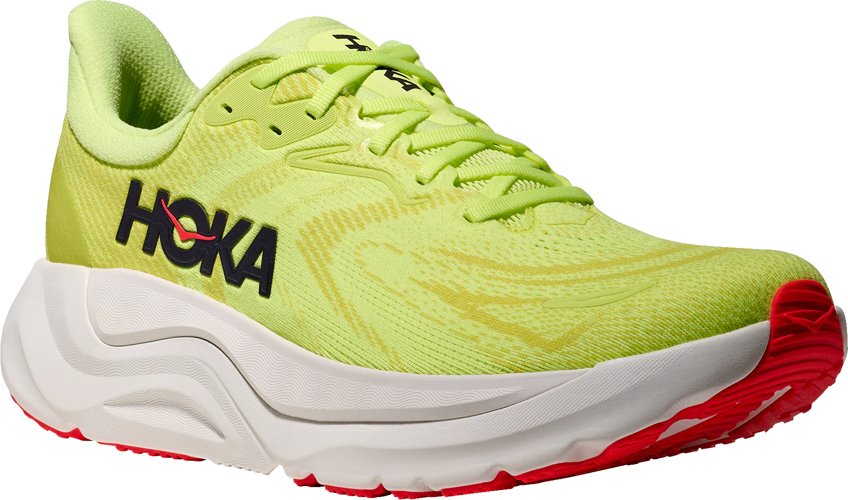 Hoka Arahi 8 WIDE FIT Mens Running Shoes - Yellow - Image 6
