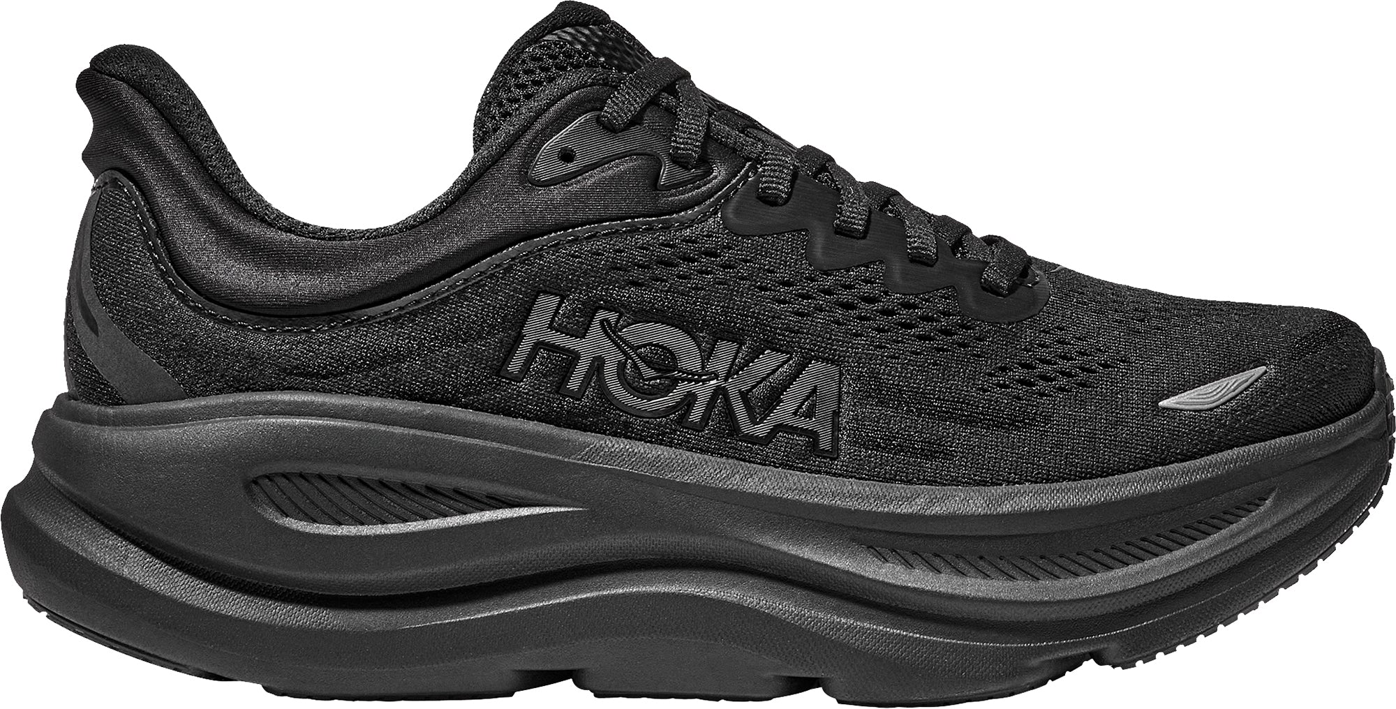 Hoka Bondi 9 Mens Running Shoes - Black