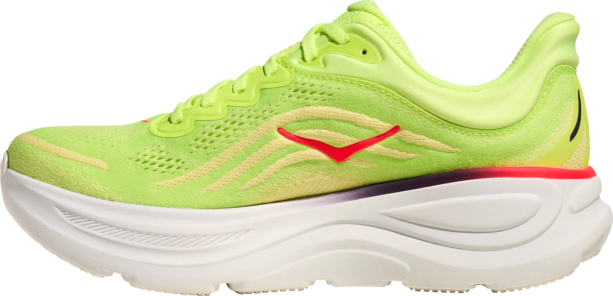 Hoka Bondi 9 Mens Running Shoes - Yellow - Image 3