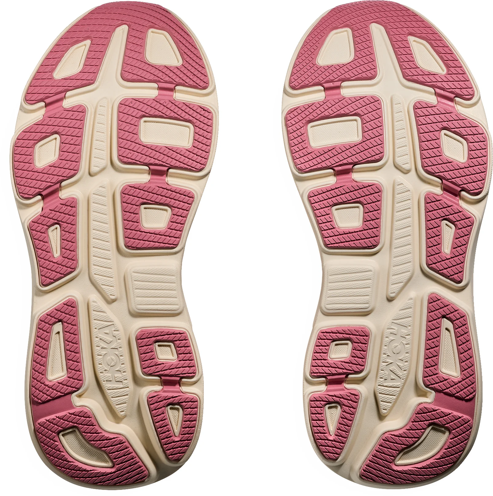Hoka Bondi 9 WIDE FIT Womens Running Shoes - Pink - Image 2