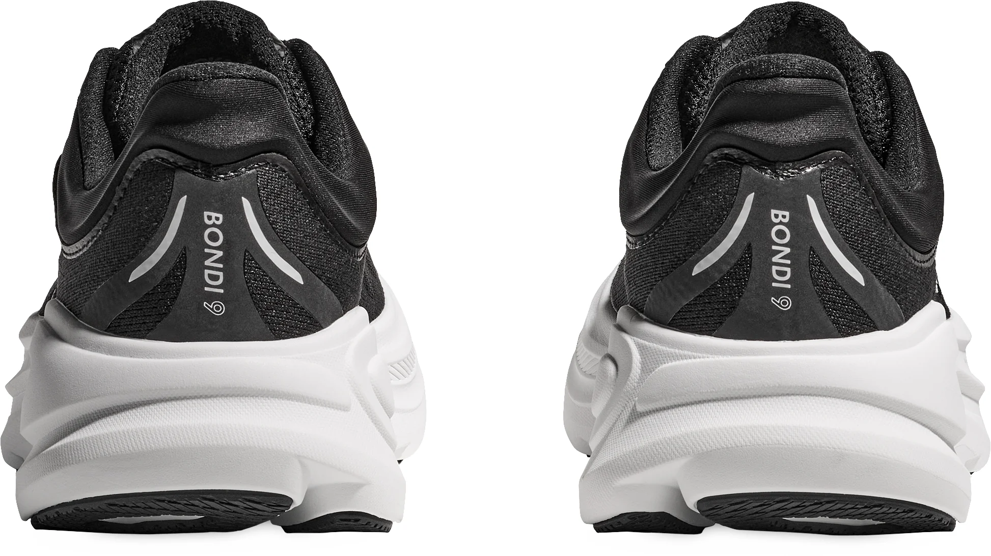 Hoka Bondi 9 Womens Running Shoes - Black - Image 5