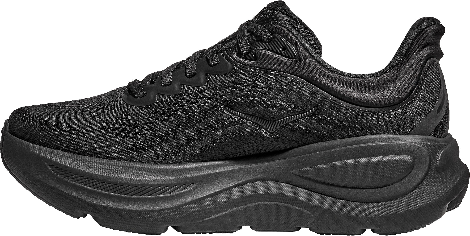 Hoka Bondi 9 Womens Running Shoes - Black - Image 3