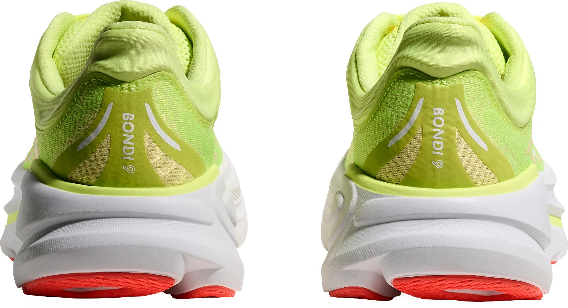 Hoka Bondi 9 Womens Running Shoes - Yellow - Image 5