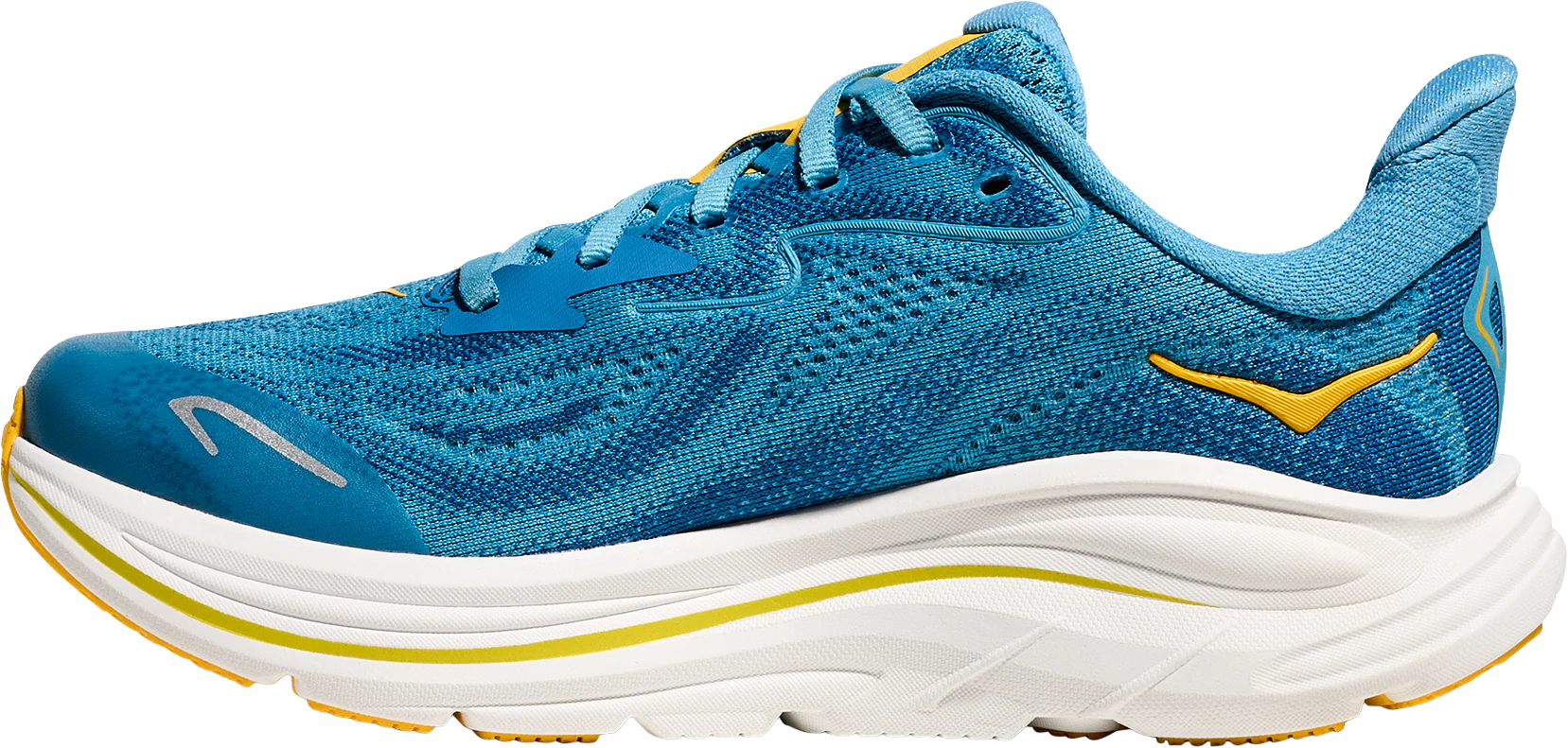 Hoka Clifton 10 Junior Running Shoes - Blue - Image 3