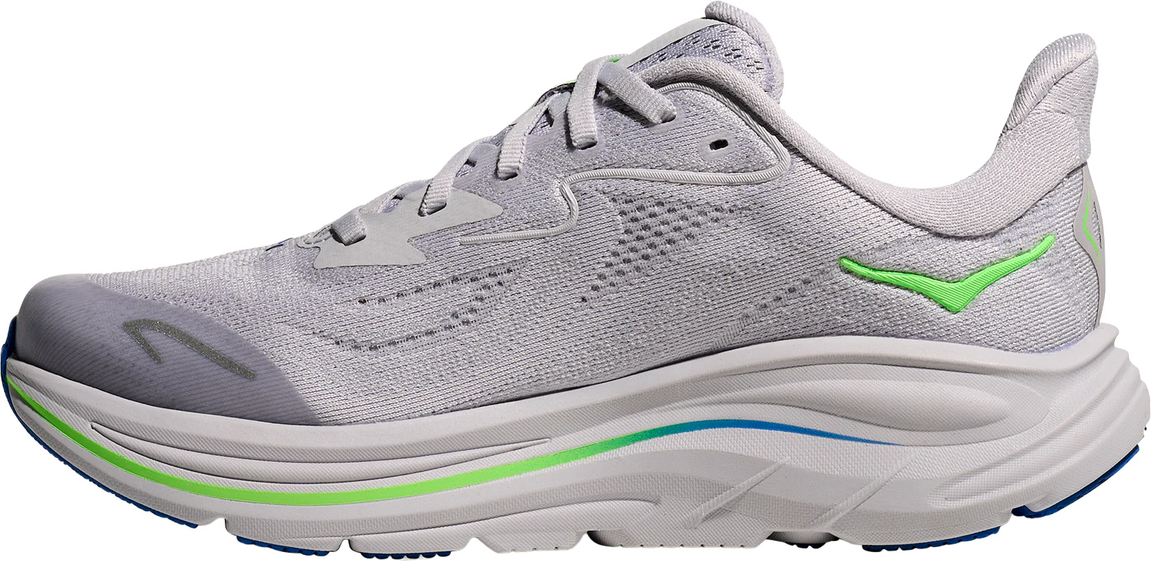 Hoka Clifton 10 Junior Running Shoes - Grey - Image 3