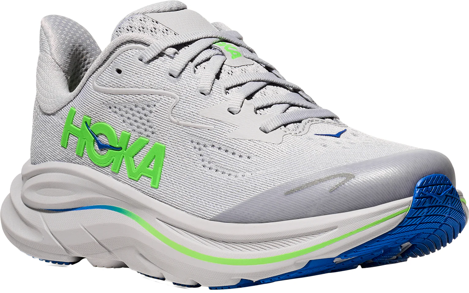 Hoka Clifton 10 Junior Running Shoes - Grey - Image 6