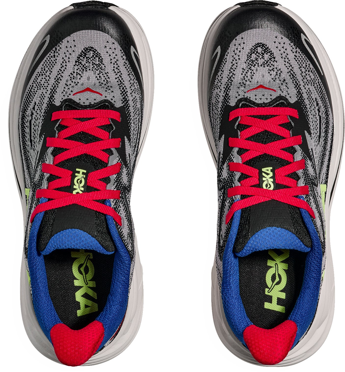 Hoka Clifton 10 Junior Running Shoes - Grey - Image 4