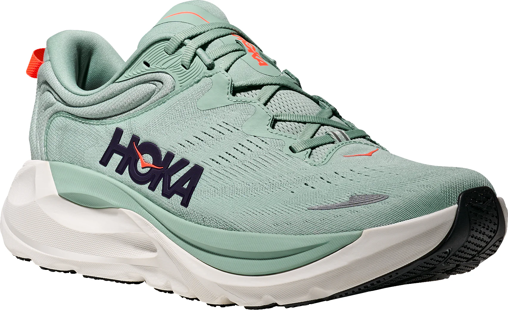 Hoka Gaviota 6 Mens Running Shoes - Green - Image 6