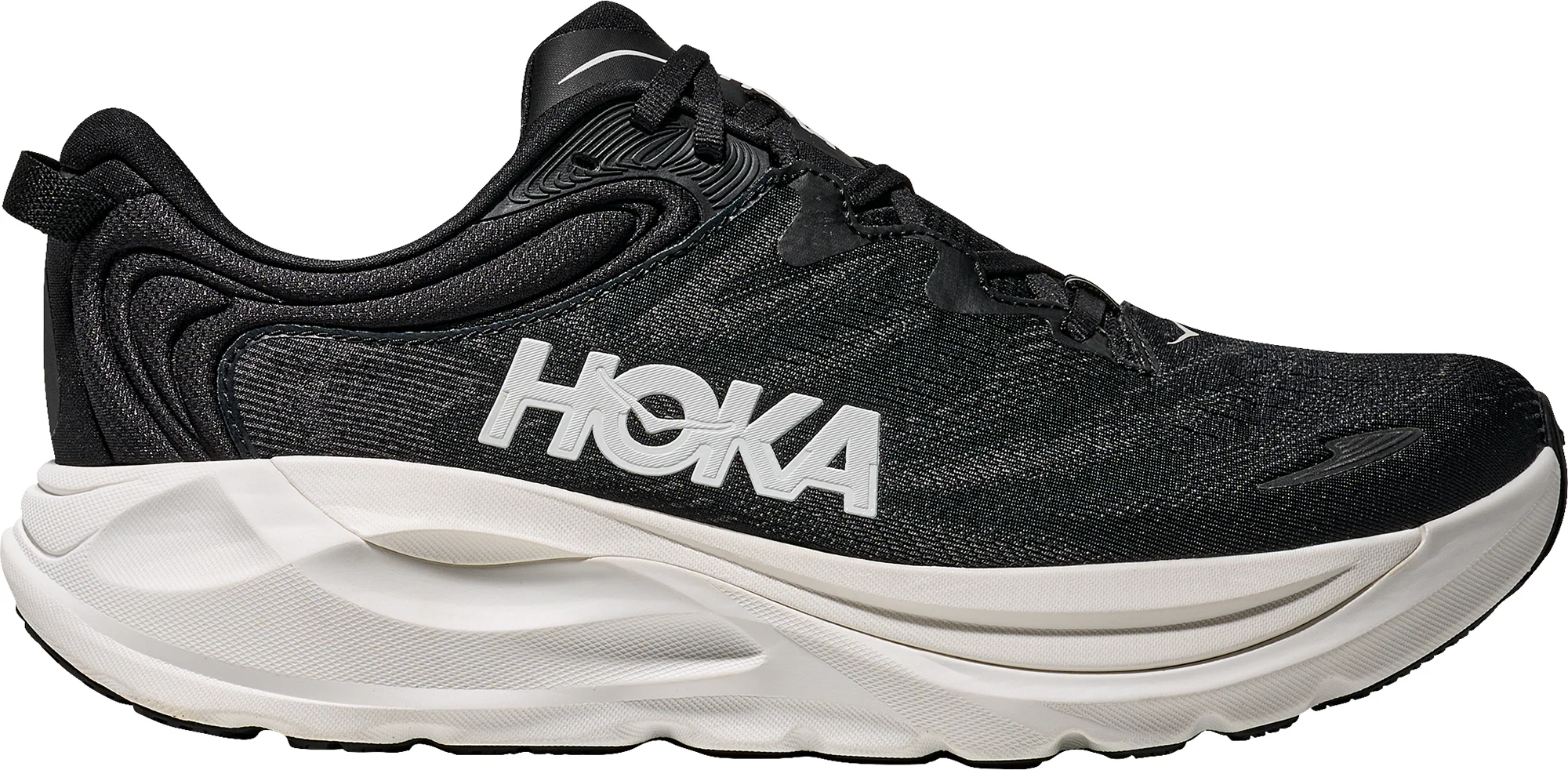 Hoka Gaviota 6 WIDE FIT Mens Running Shoes - Black