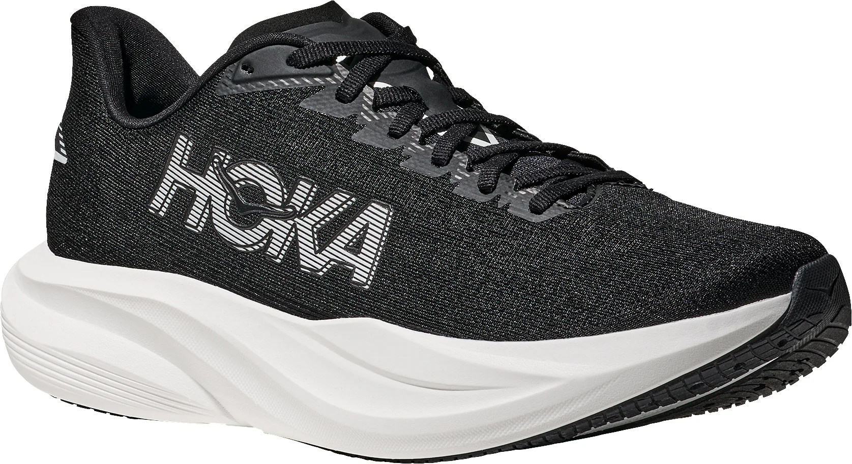Hoka Mach 7 Mens Running Shoes - Black - Image 6