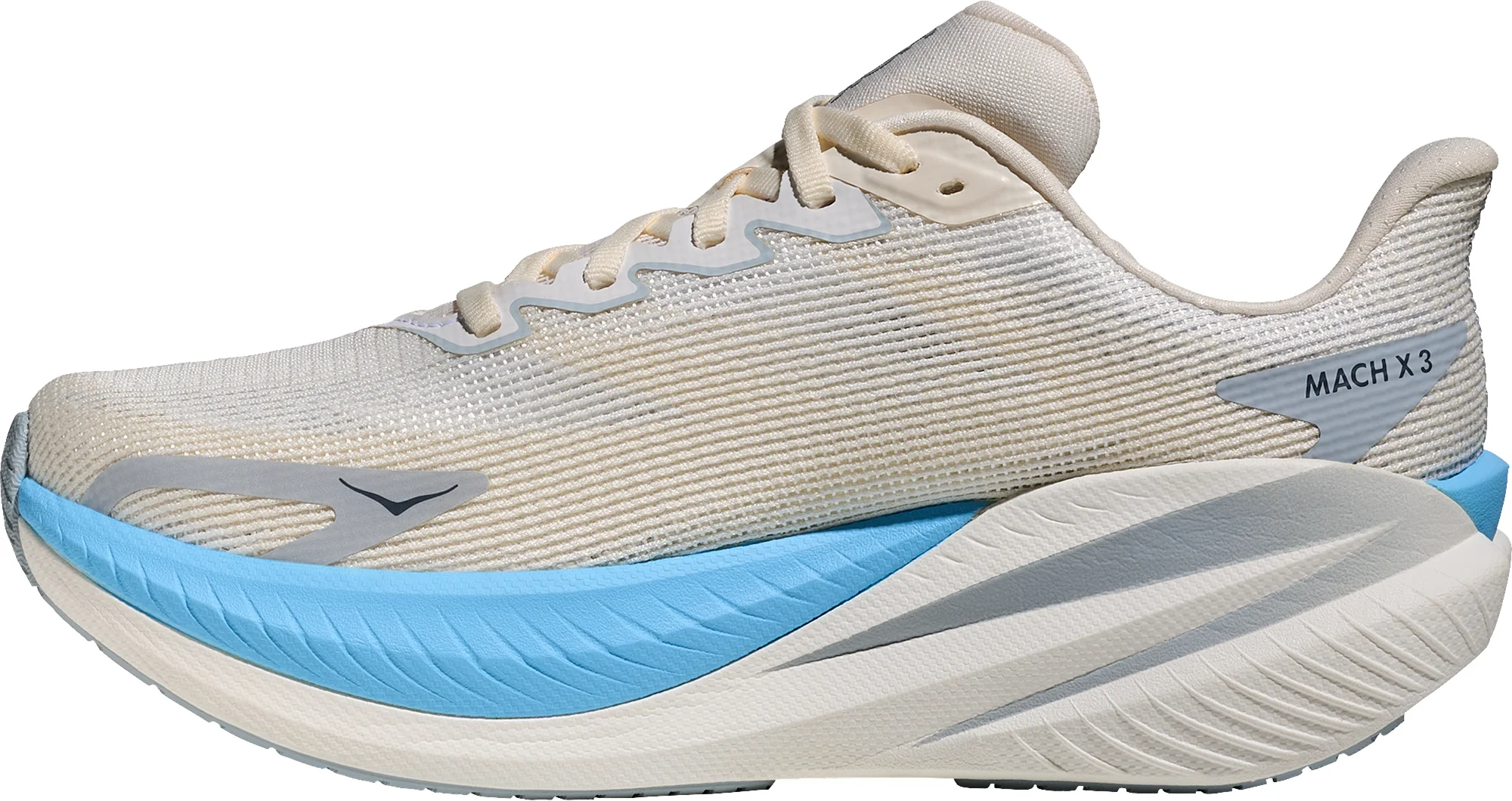 Hoka Mach X 3 Womens Running Shoes - Grey - Image 3