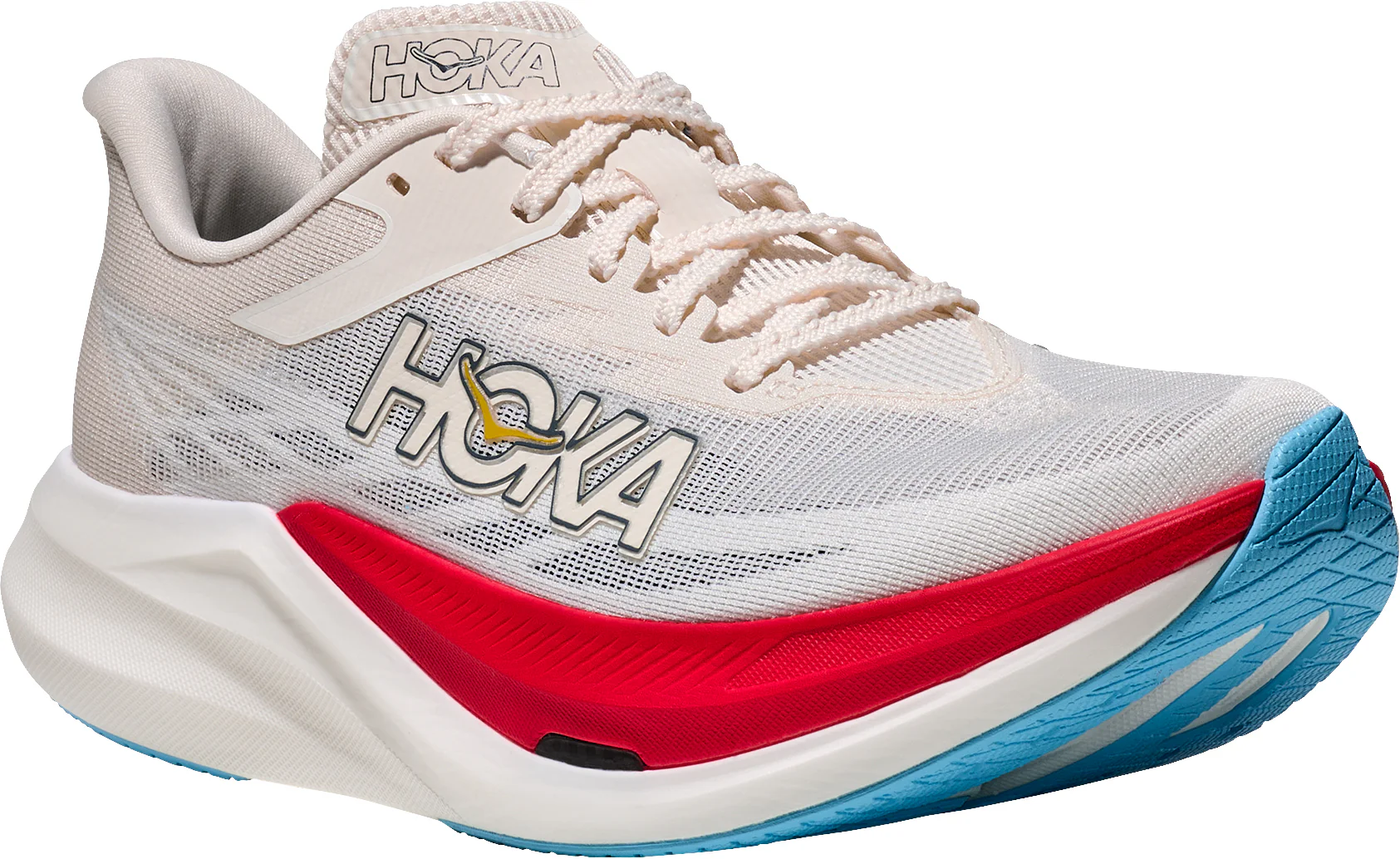 Hoka Rocket X 3 Running Shoes - Cream - Image 6