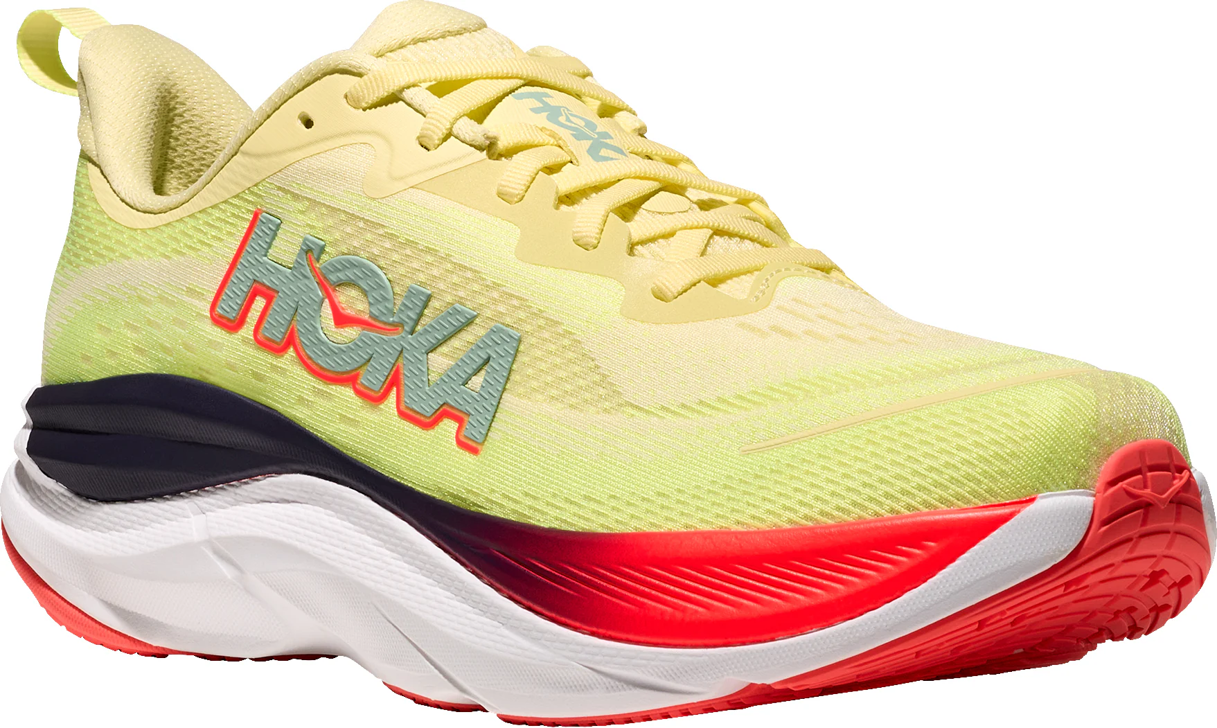Hoka Skyflow Womens Running Shoes - Yellow - Image 6