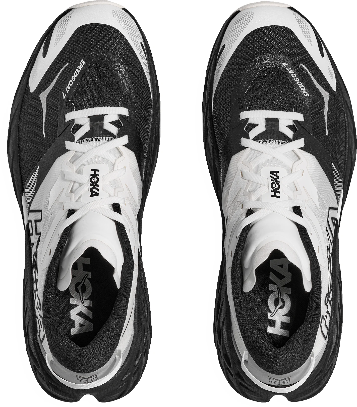Hoka Speedgoat 7 WIDE FIT Womens Trail Running Shoes - Black - Image 4