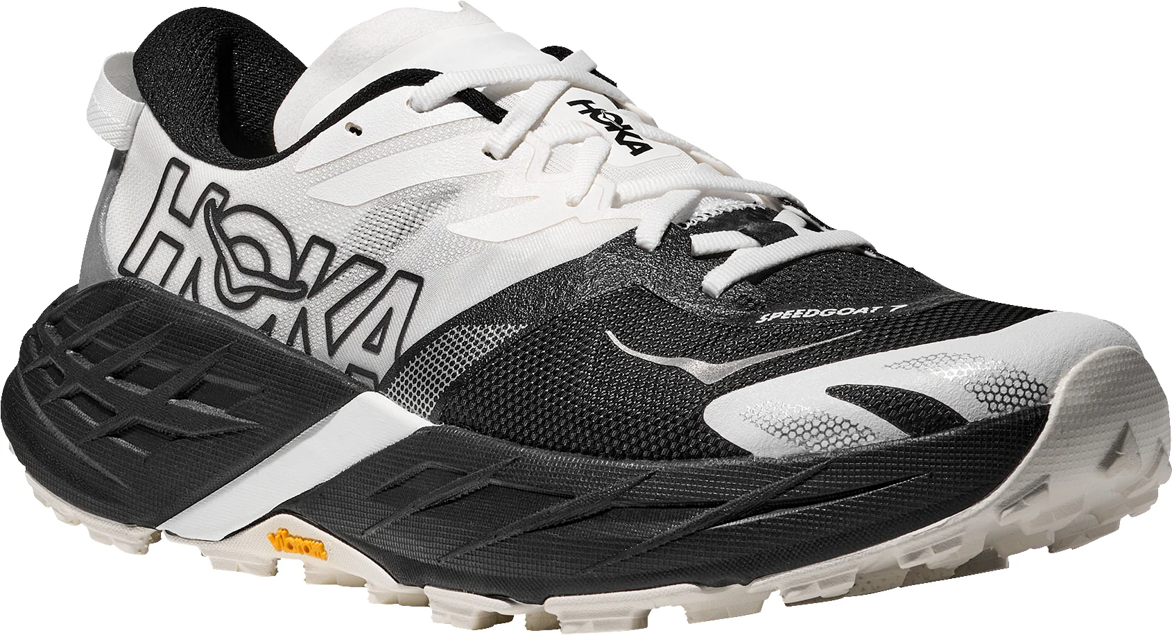 Hoka Speedgoat 7 WIDE FIT Womens Trail Running Shoes - Black - Image 6