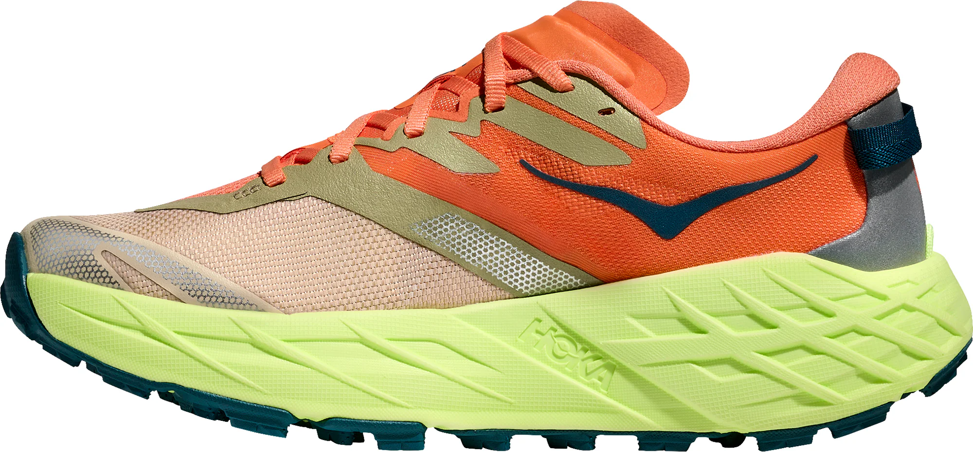 Hoka Speedgoat 7 Womens Trail Running Shoes - Orange - Image 3