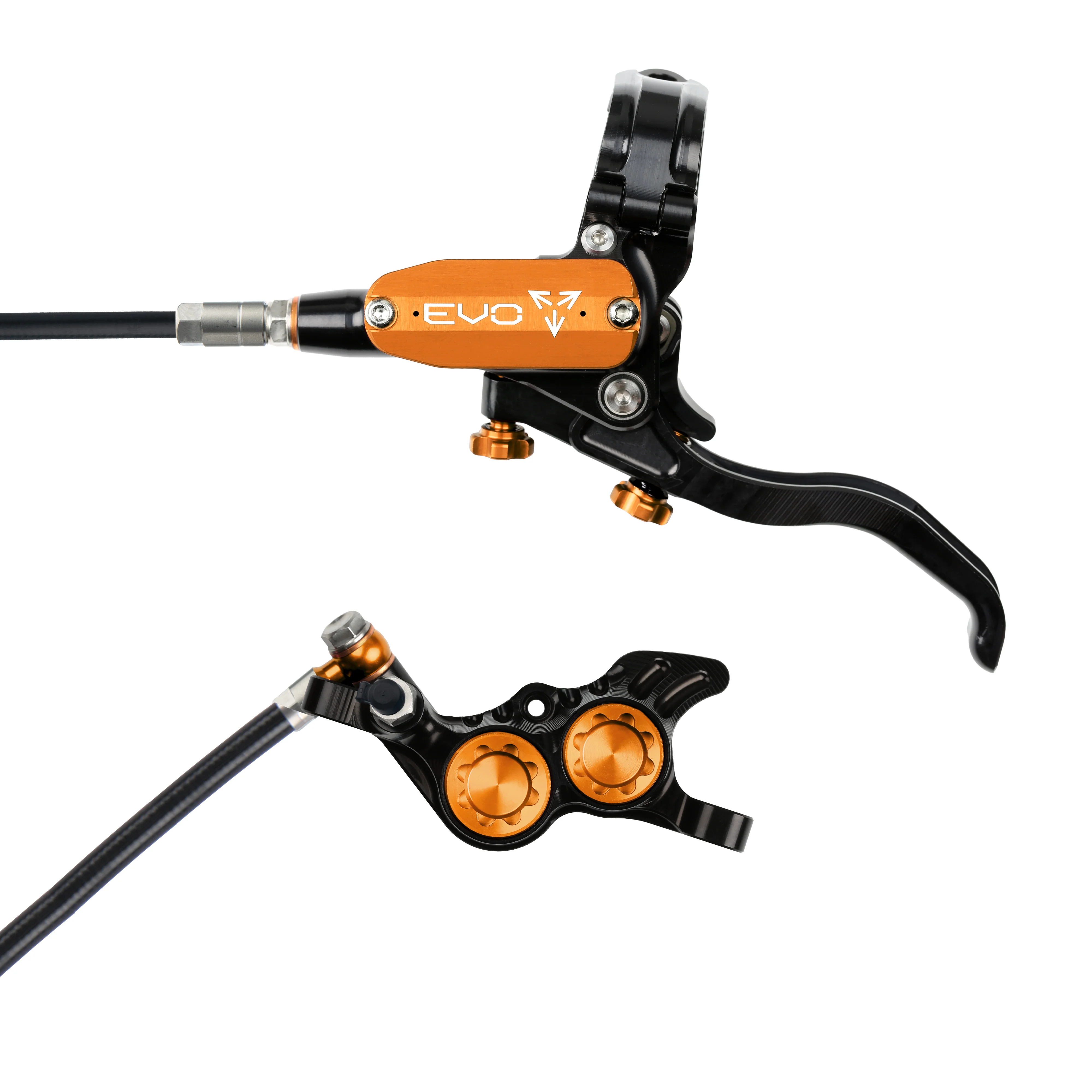 Hope Tech 4 Evo GR4 Four-Piston Hydraulic Brakeset - No Rotor - Image 2