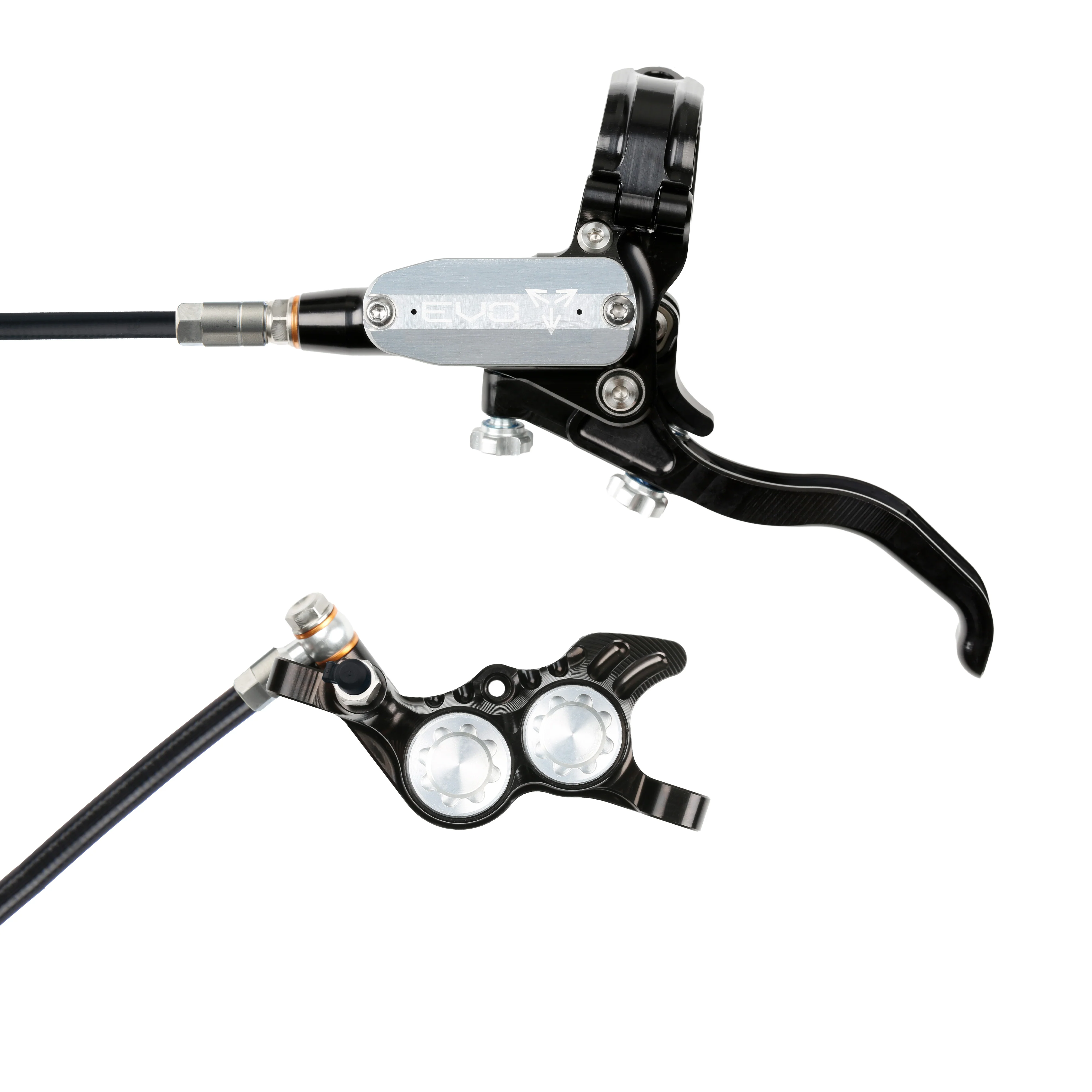 Hope Tech 4 Evo GR4 Four-Piston Hydraulic Brakeset - No Rotor - Image 3