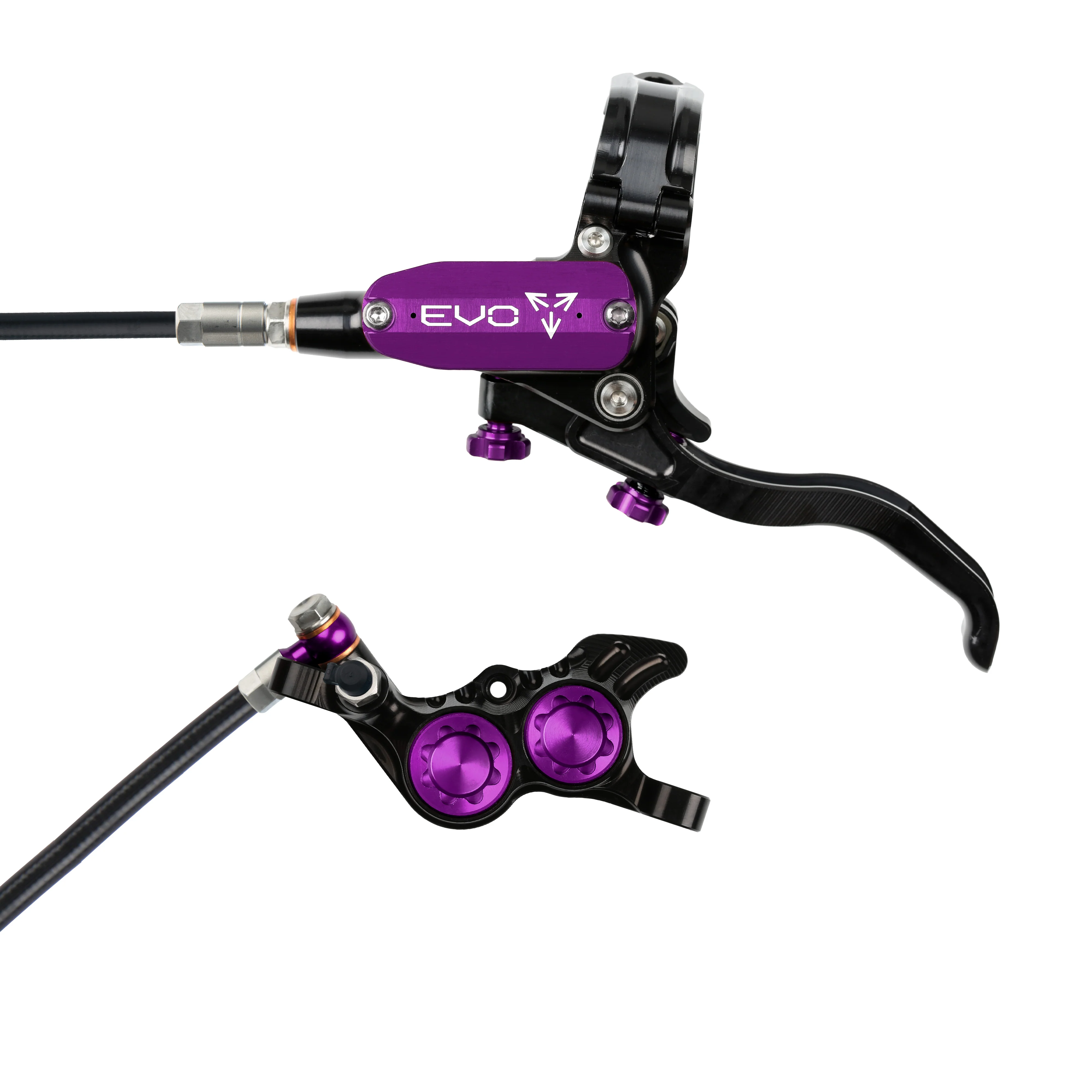 Hope Tech 4 Evo GR4 Four-Piston Hydraulic Brakeset - No Rotor - Image 6