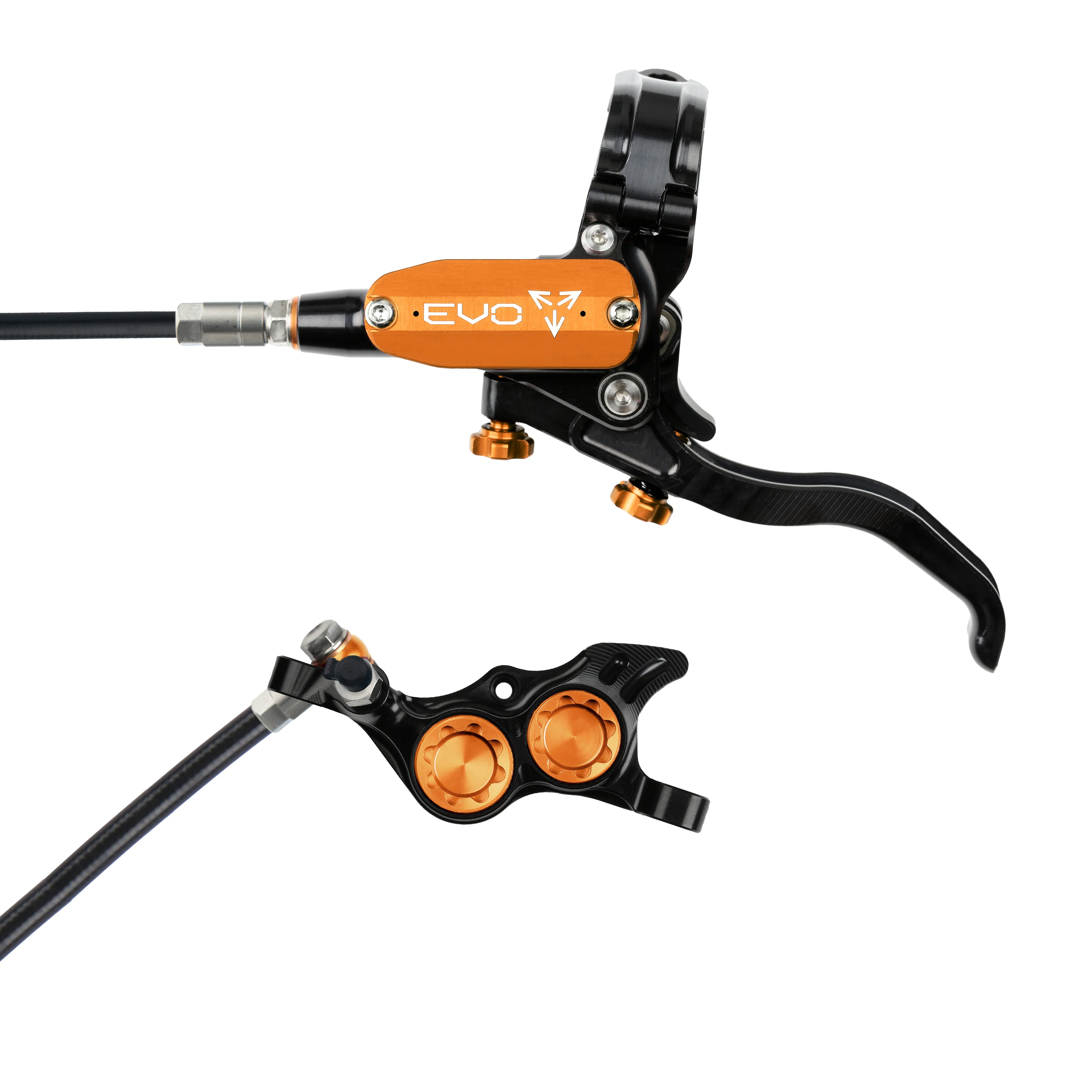 Hope Tech 4 Evo TR4 Four-Piston Hydraulic Brakeset - No Rotor - Image 2
