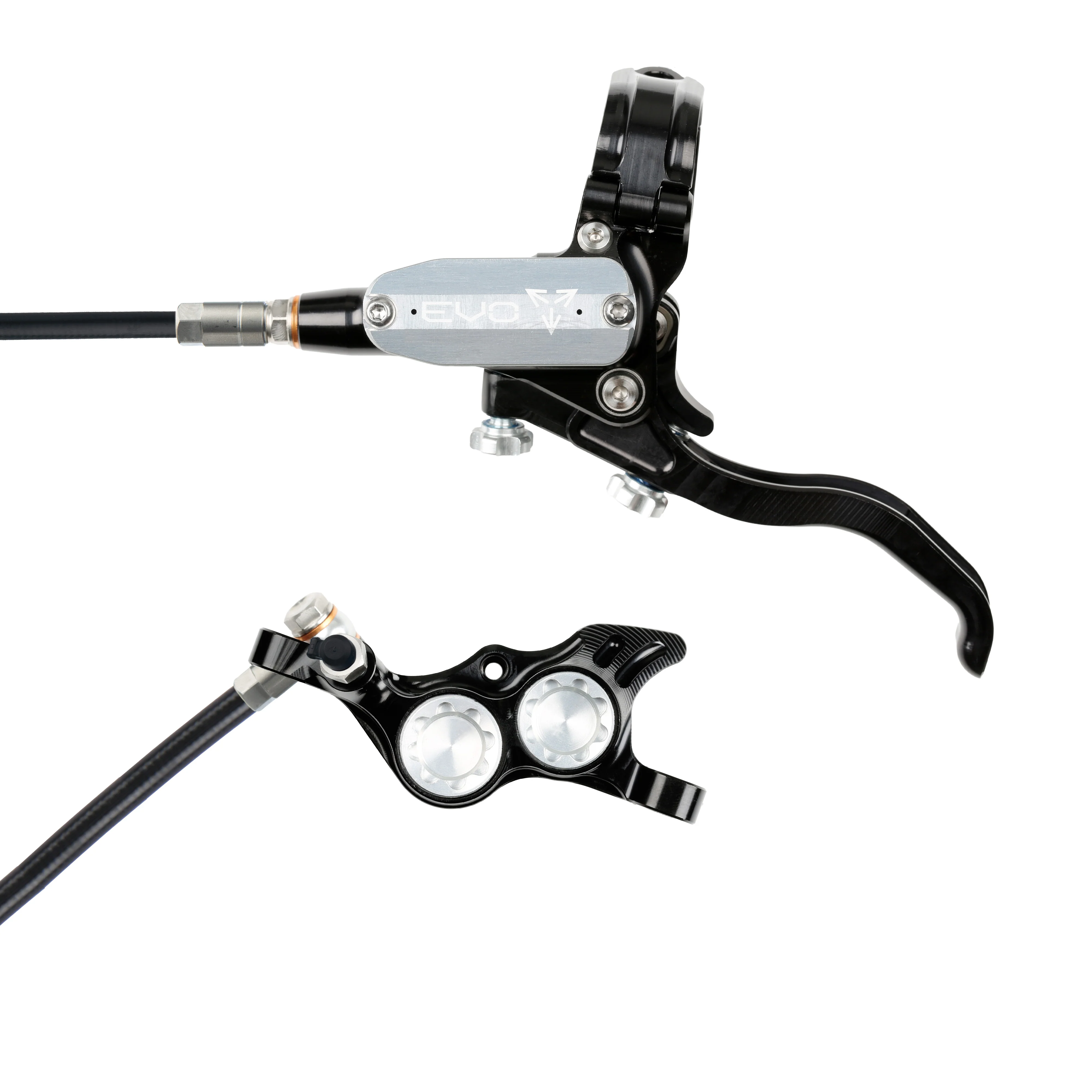 Hope Tech 4 Evo TR4 Four-Piston Hydraulic Brakeset - No Rotor - Image 3