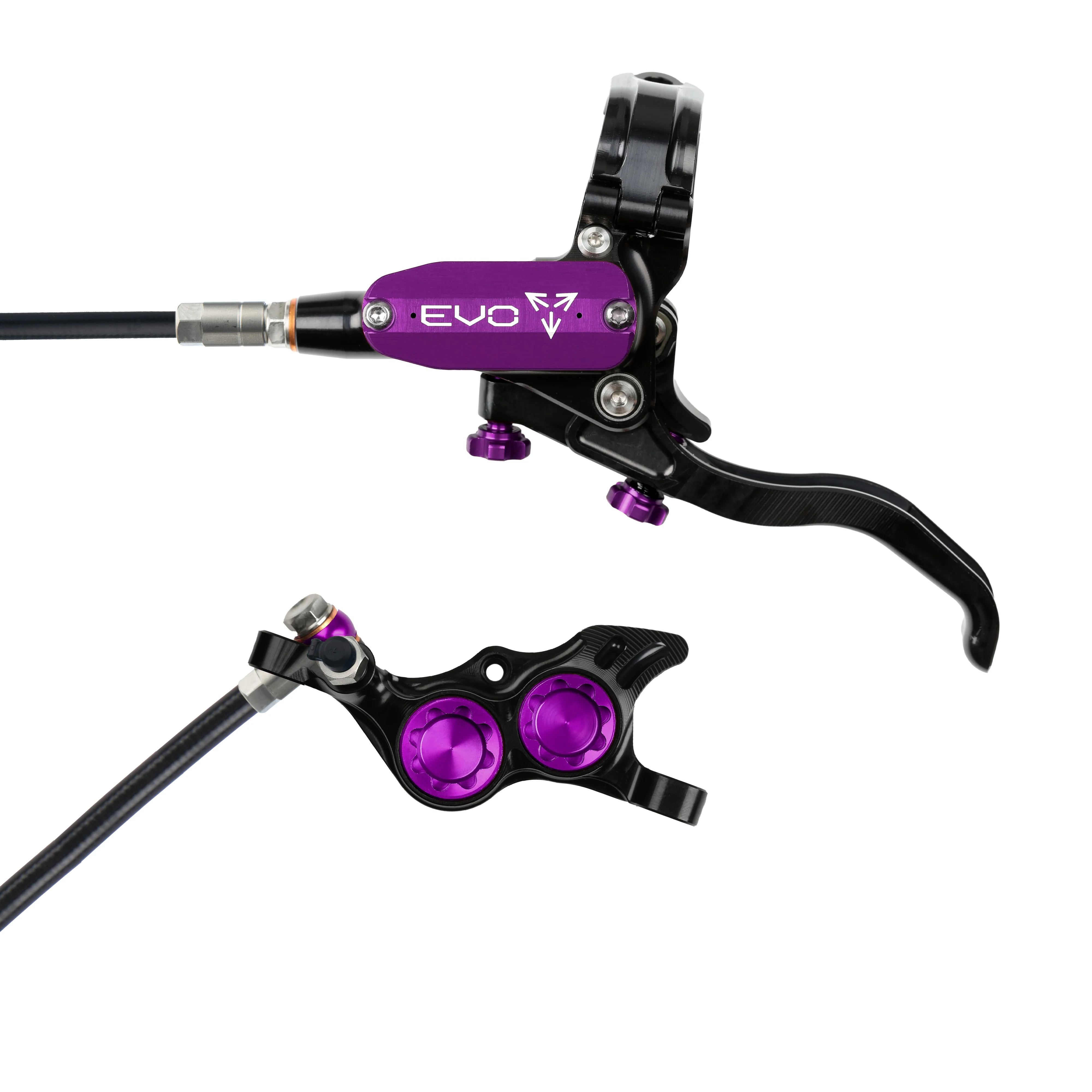 Hope Tech 4 Evo TR4 Four-Piston Hydraulic Brakeset - No Rotor - Image 6