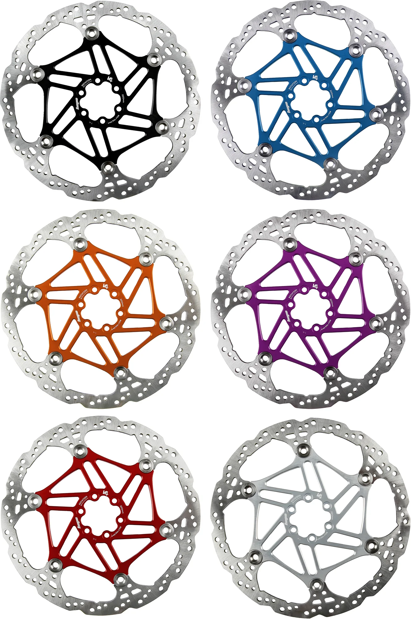 Hope V4 Vented Disc Rotor 220mm 6 Bolt