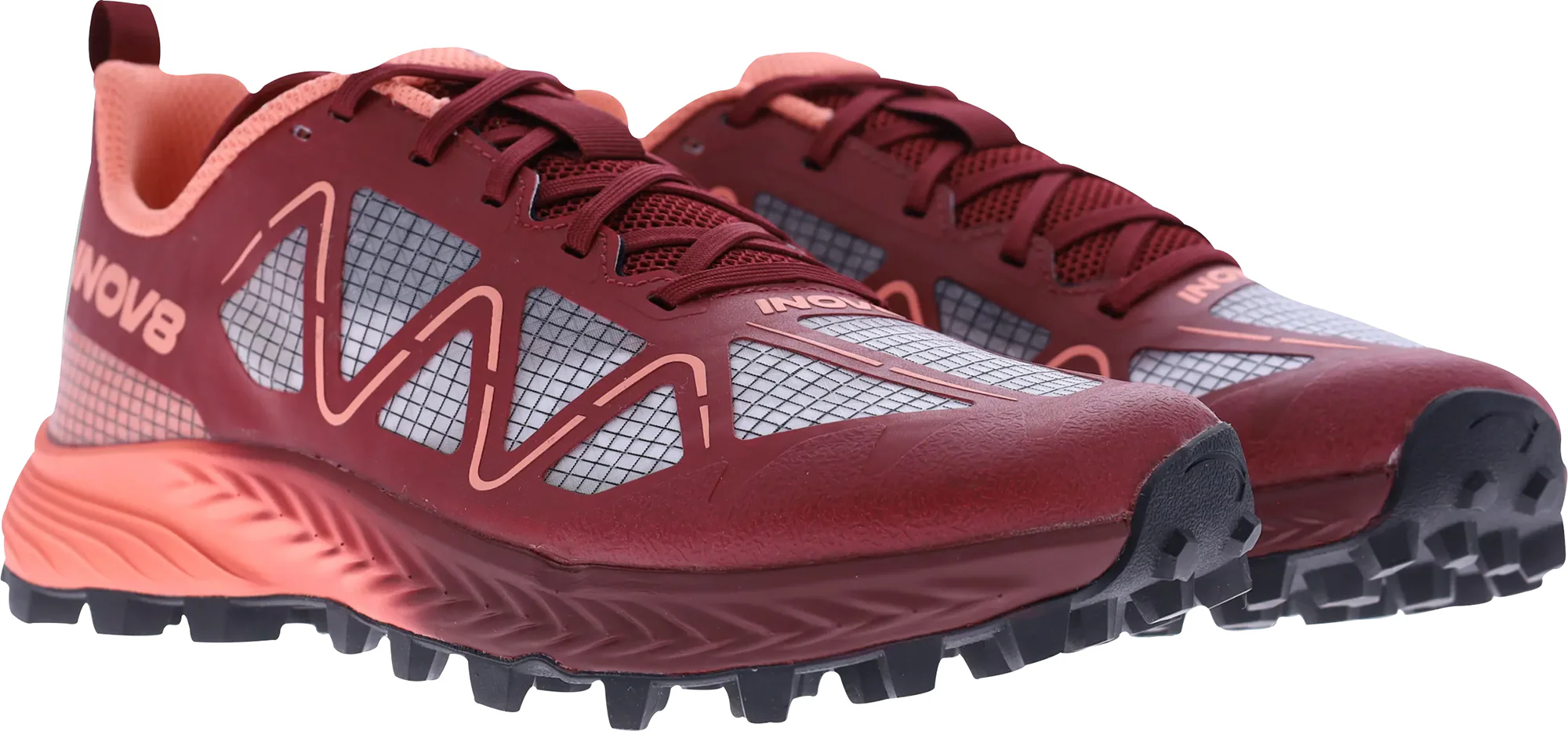Inov8 MudTalon Speed Womens Trail Running Shoes - Red - Image 6