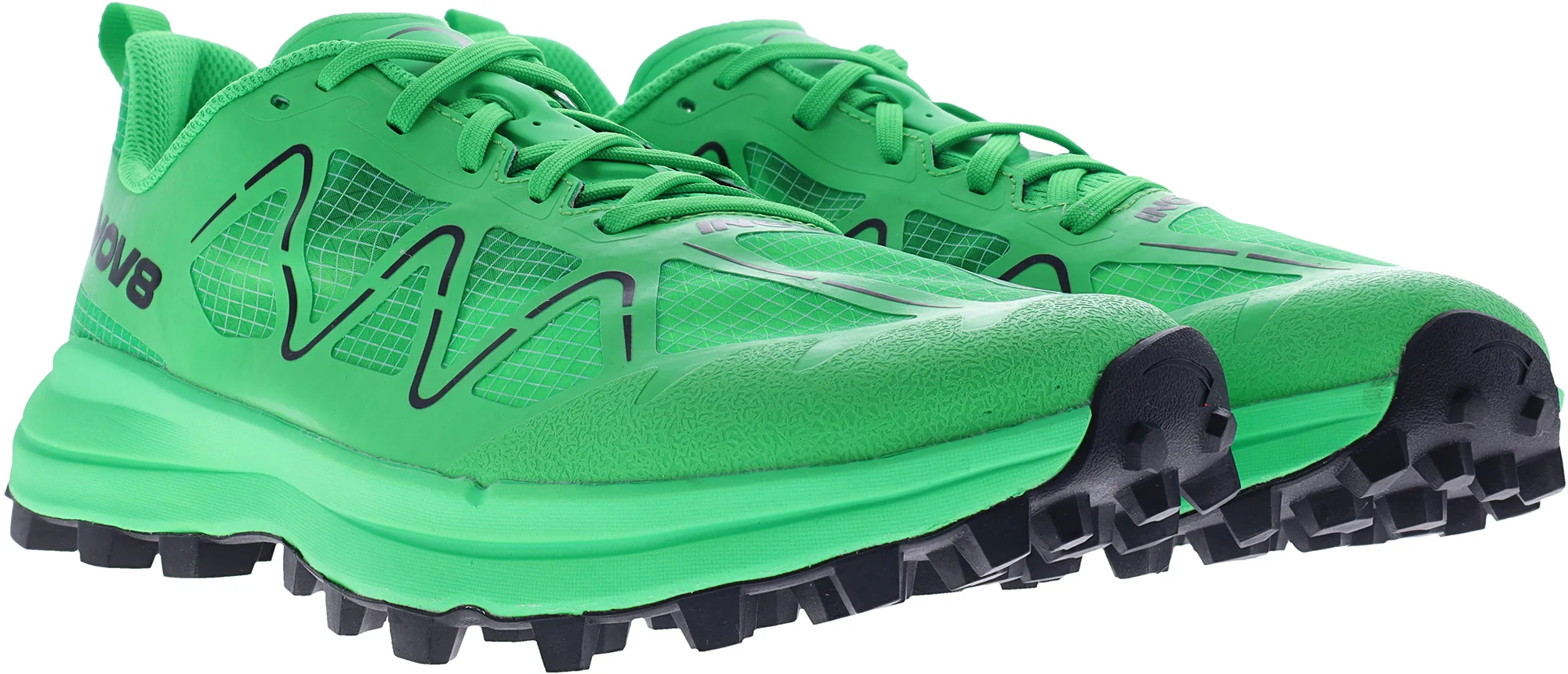 Inov8 MudTalon Zero (Precision Fit) Mens Trail Running Shoes - Green - Image 6