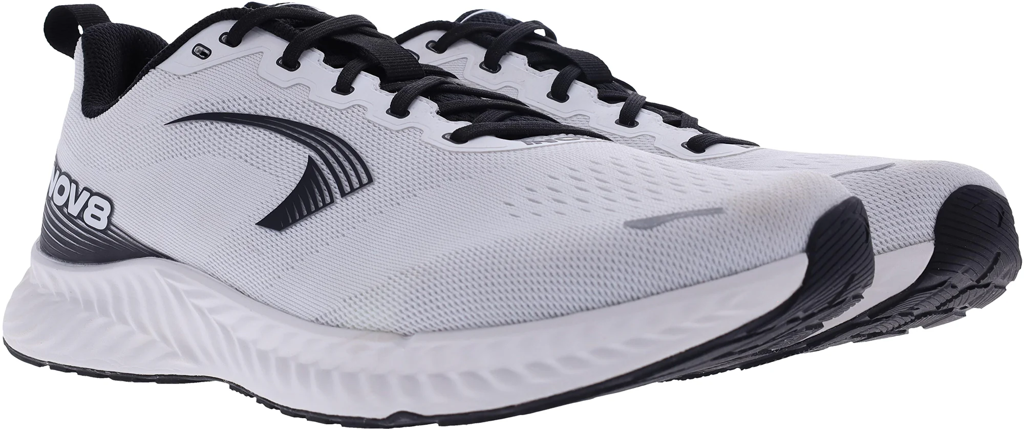 Inov8 RoadFly WIDE FIT Mens Running Shoes - White - Image 6