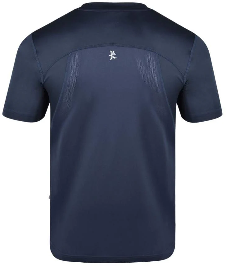 Kukri Technical Short Sleeve Mens Training Top - Blue - Image 2