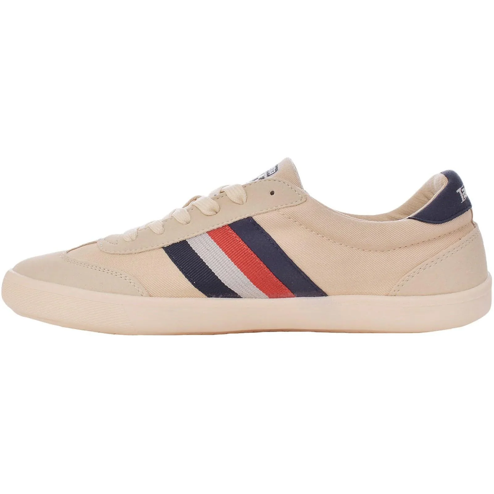 Lambretta Vulkan Mens Trainers - Cream - Image 3