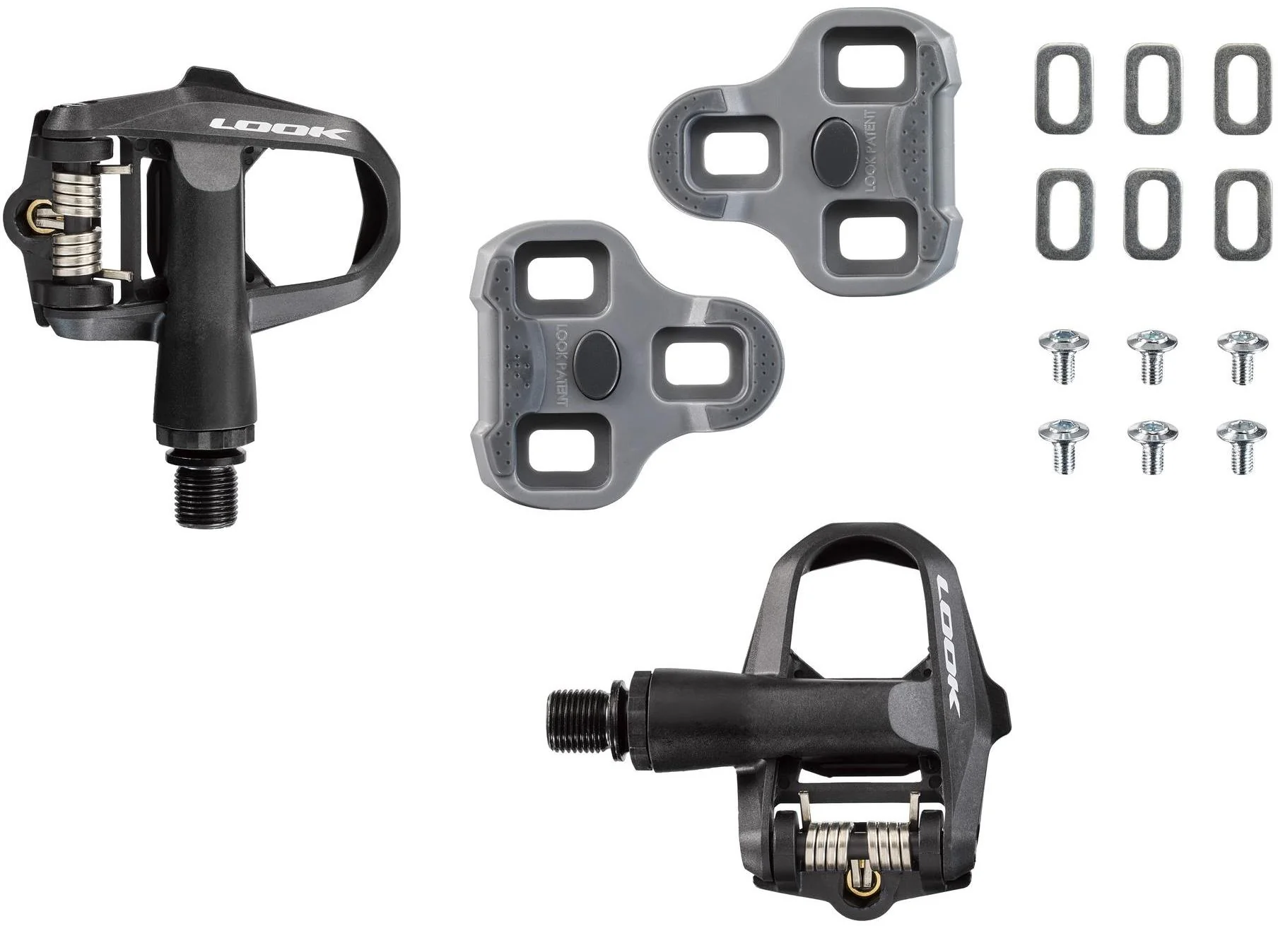 Look Keo 2 Max Road Pedals & Keo Grip Cleats - Black - Image 4
