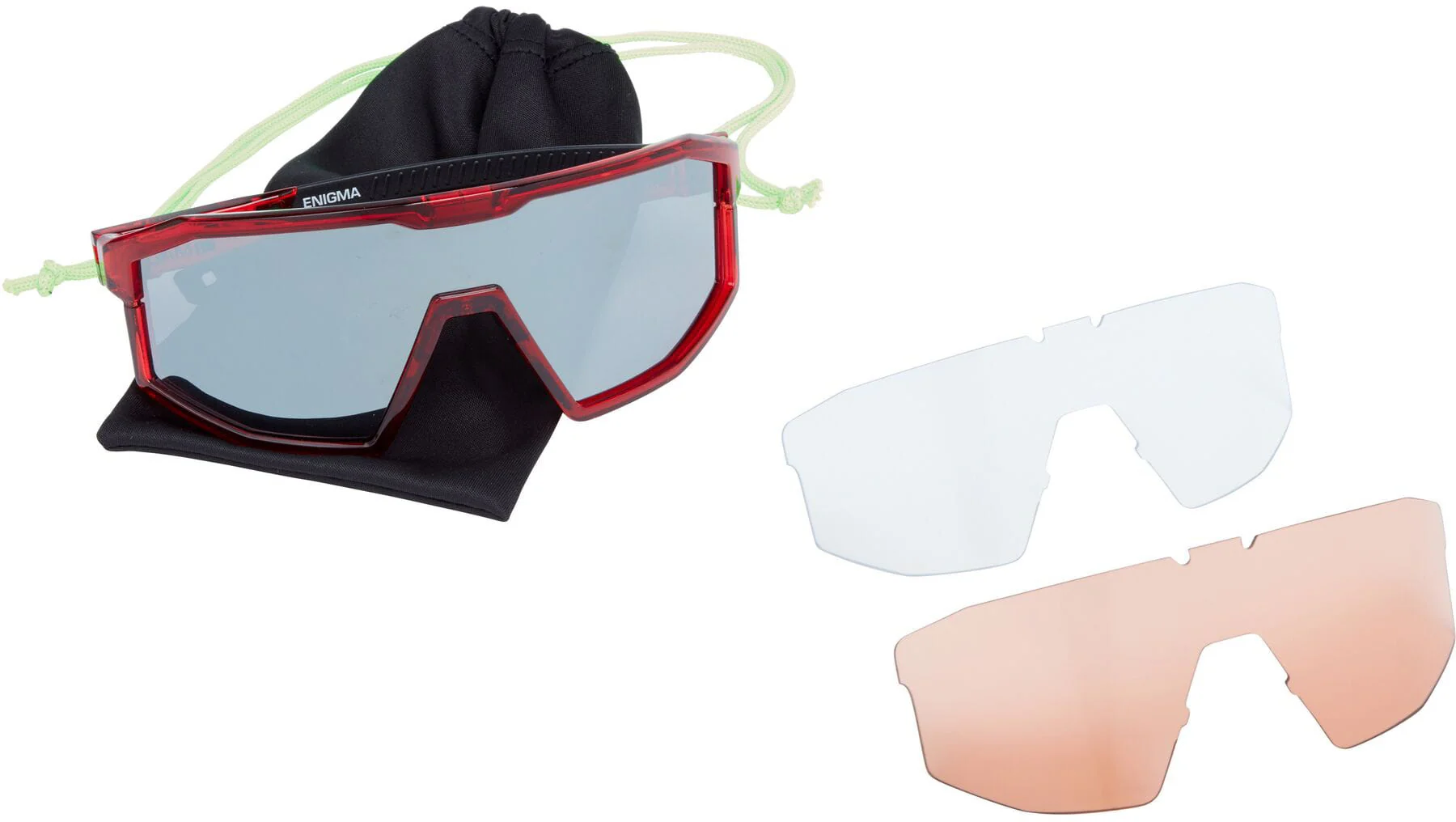 Madison Enigma Cycling Sunglasses - Red - Image 5