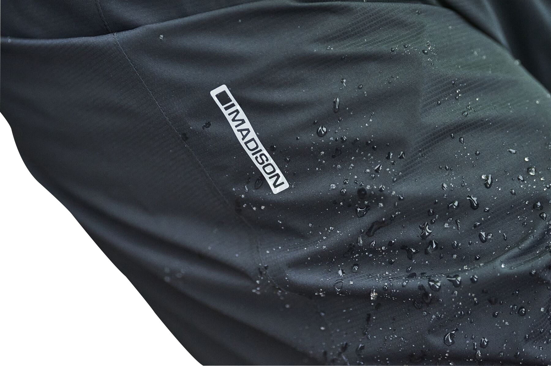 Madison Protec 2-Layer Waterproof Mens Cycling Overtrousers - Black - Image 5