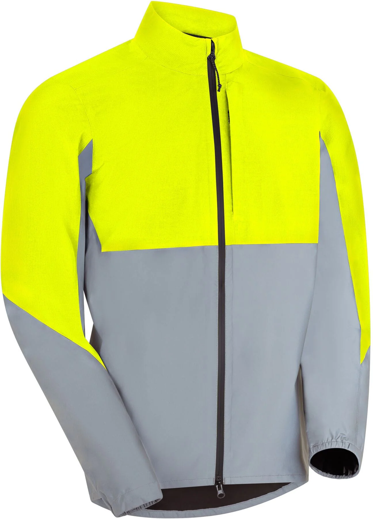Madison Stellar Ultra Reflective Waterproof Mens Cycling Jacket - Yellow - Image 2